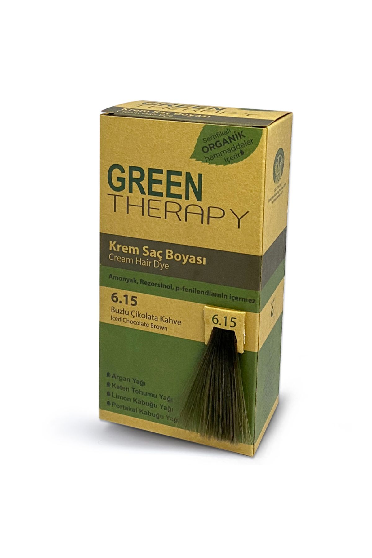 Green Therapy Krem Saç Boyası 6.15 Buzlu Çikolata Kahve