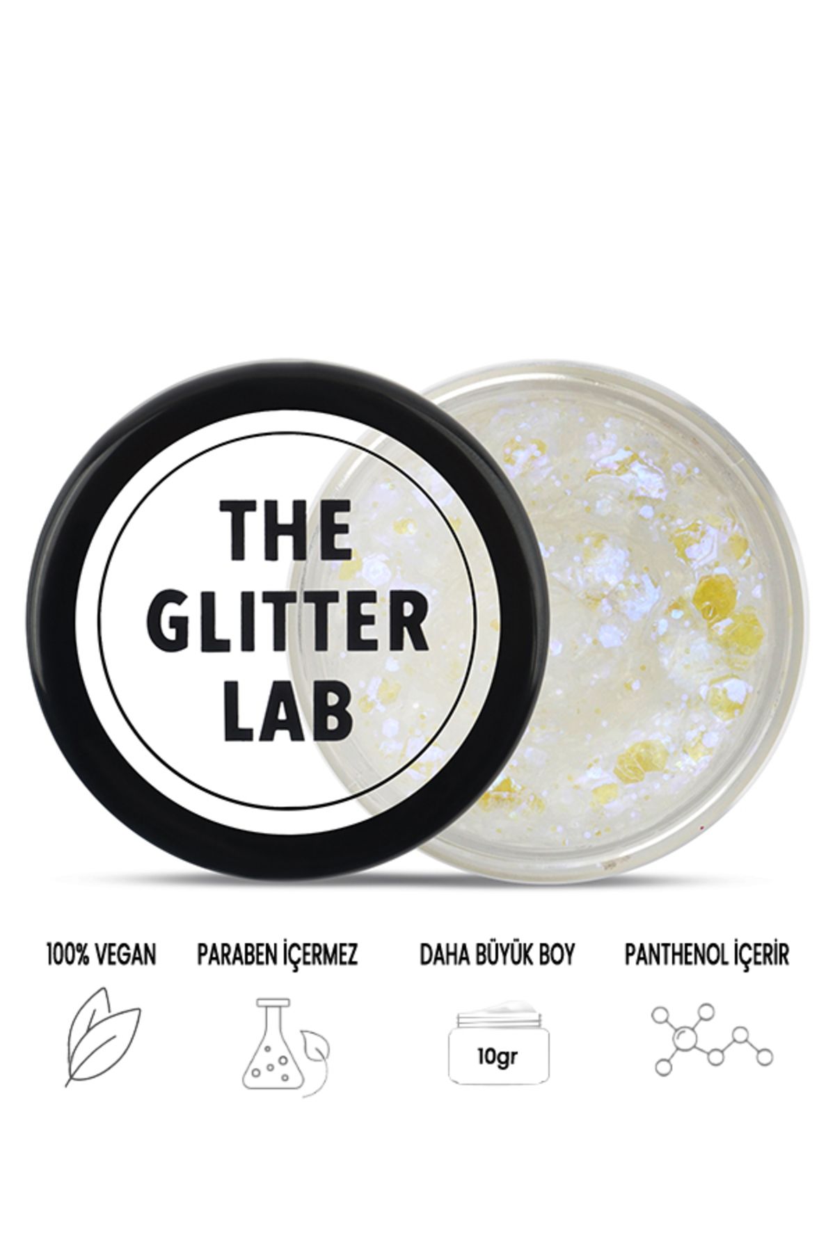 The Glitter Lab Jel Formlu Parlak Glitter - Aura
