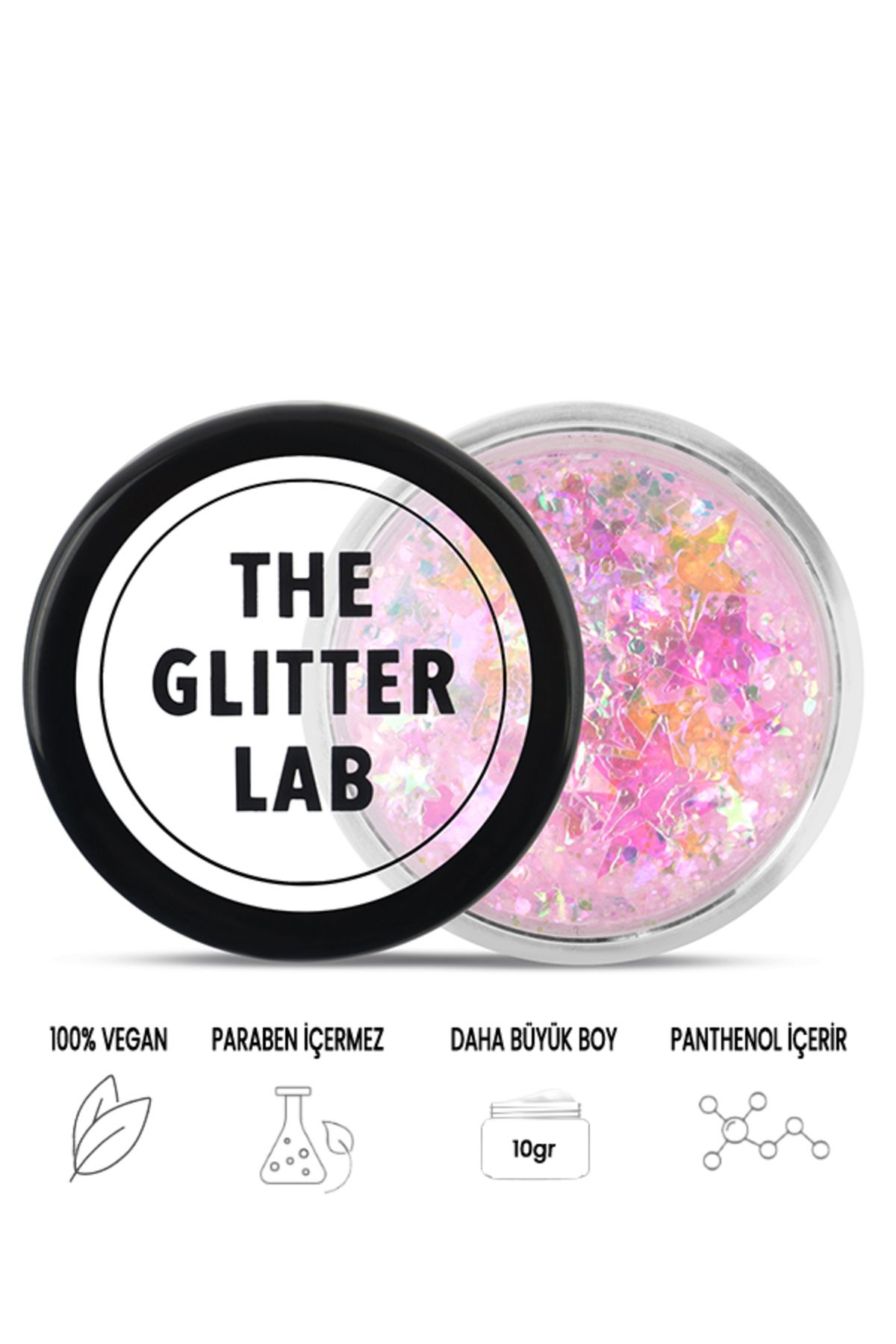 The Glitter Lab Jel Formlu Parlak Glitter Unıcorn Dısco