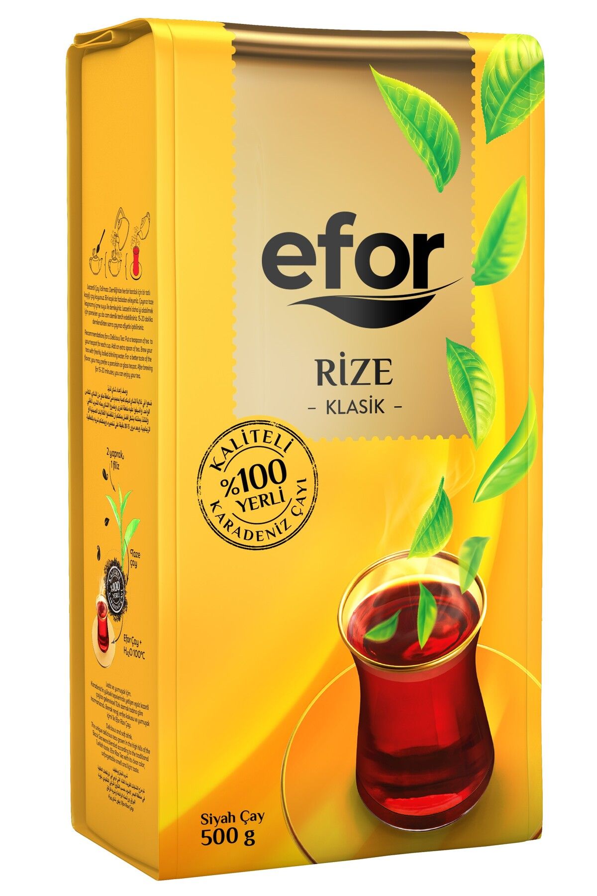 Efor Rize Klasik Dökme Siyah Çay - 500gr