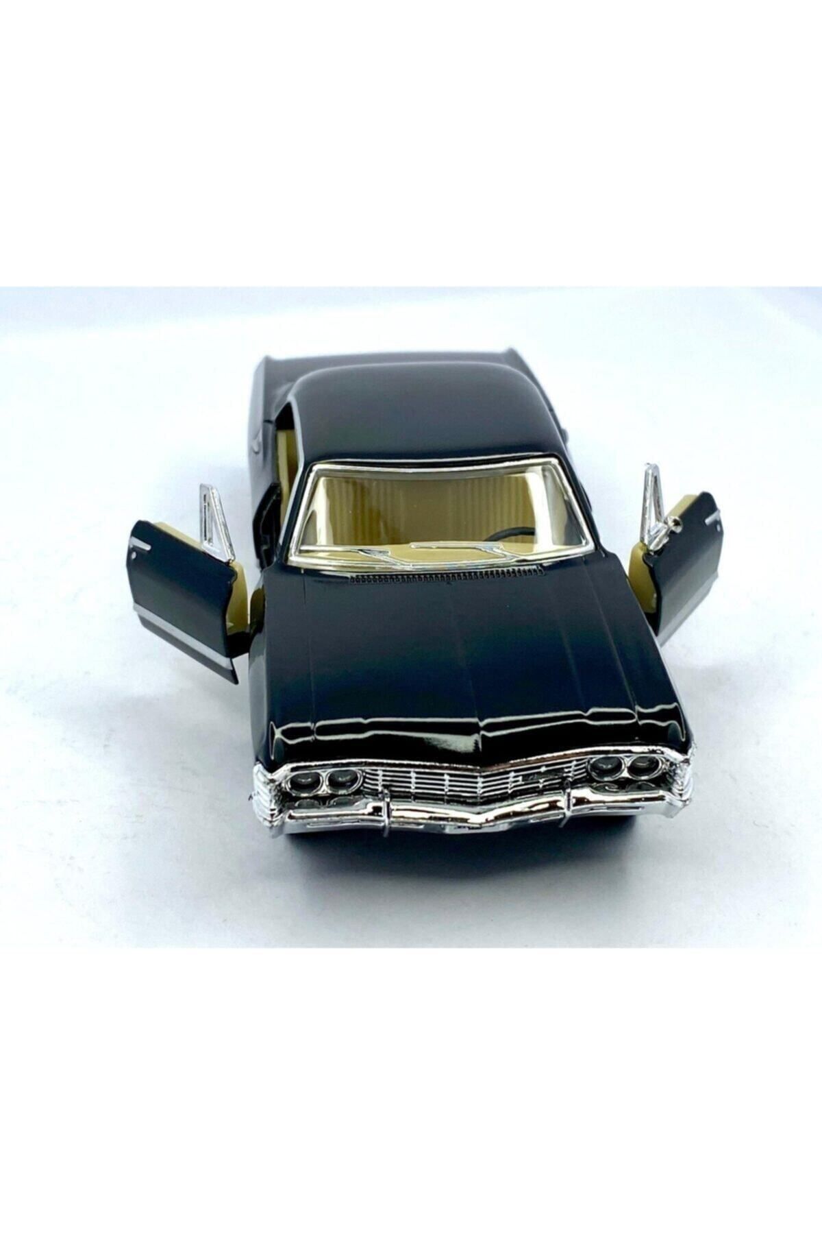 Kinsmart Çek Bırak 1967 Chevrolet Impala ( Siyah ) Vardem Oyuncak Araba