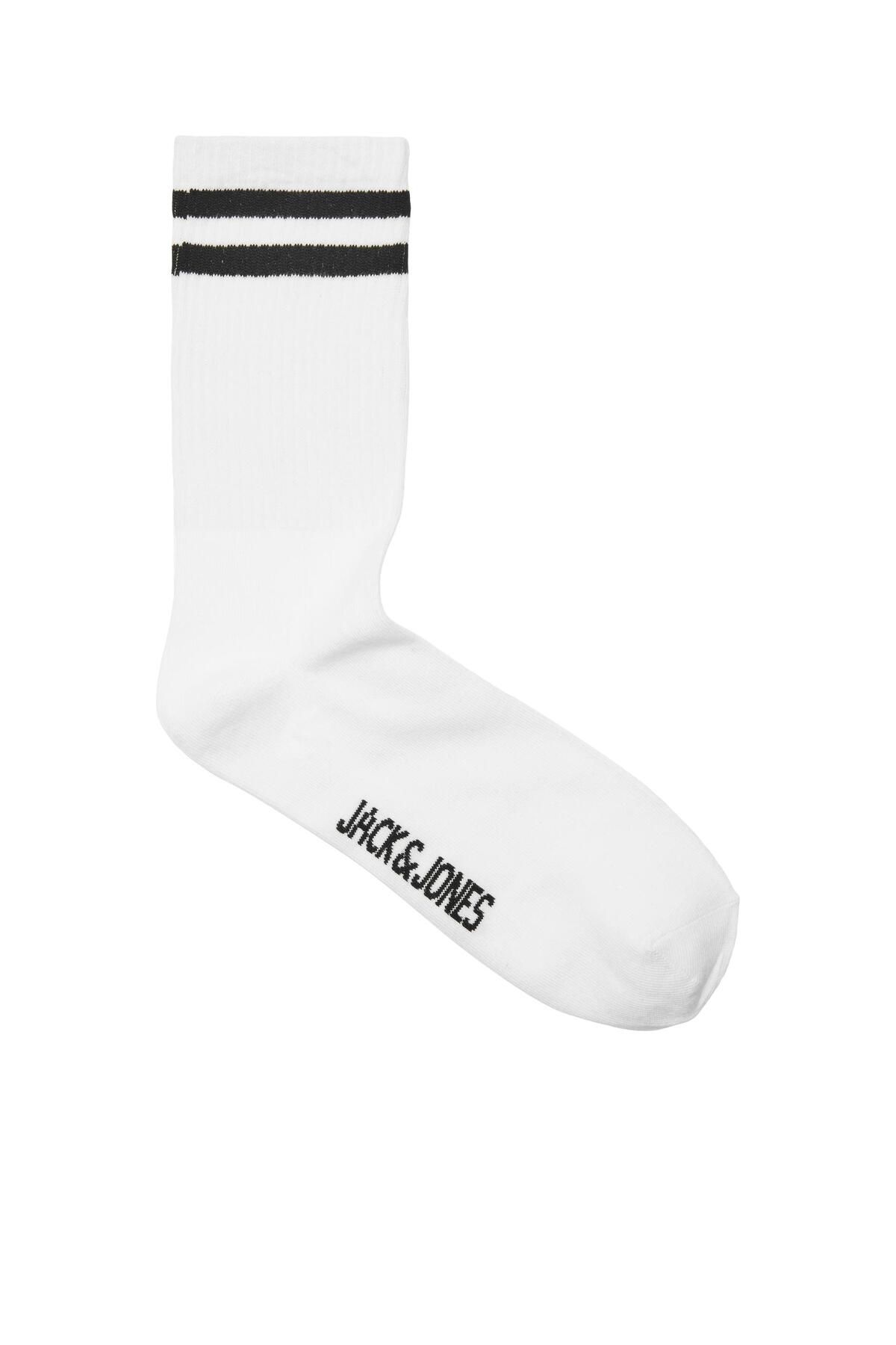 Jack & Jones Jack Jones Olıver Tennıs Sock Erkek Beyaz2 Çorap 12248786-93
