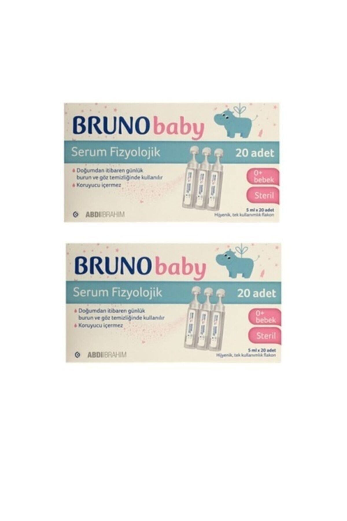 Bruno Baby Serum Fizyolojik Damla 5 ml X 20 Flakon (2 KUTU)