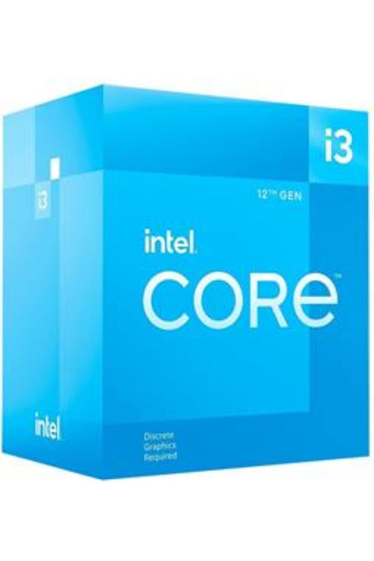 Intel Core i3 12100F 3.3 Ghz 4 Çekirdek 12MB Cache LGA1700 Soket 10NM Kutulu Box İşlemci