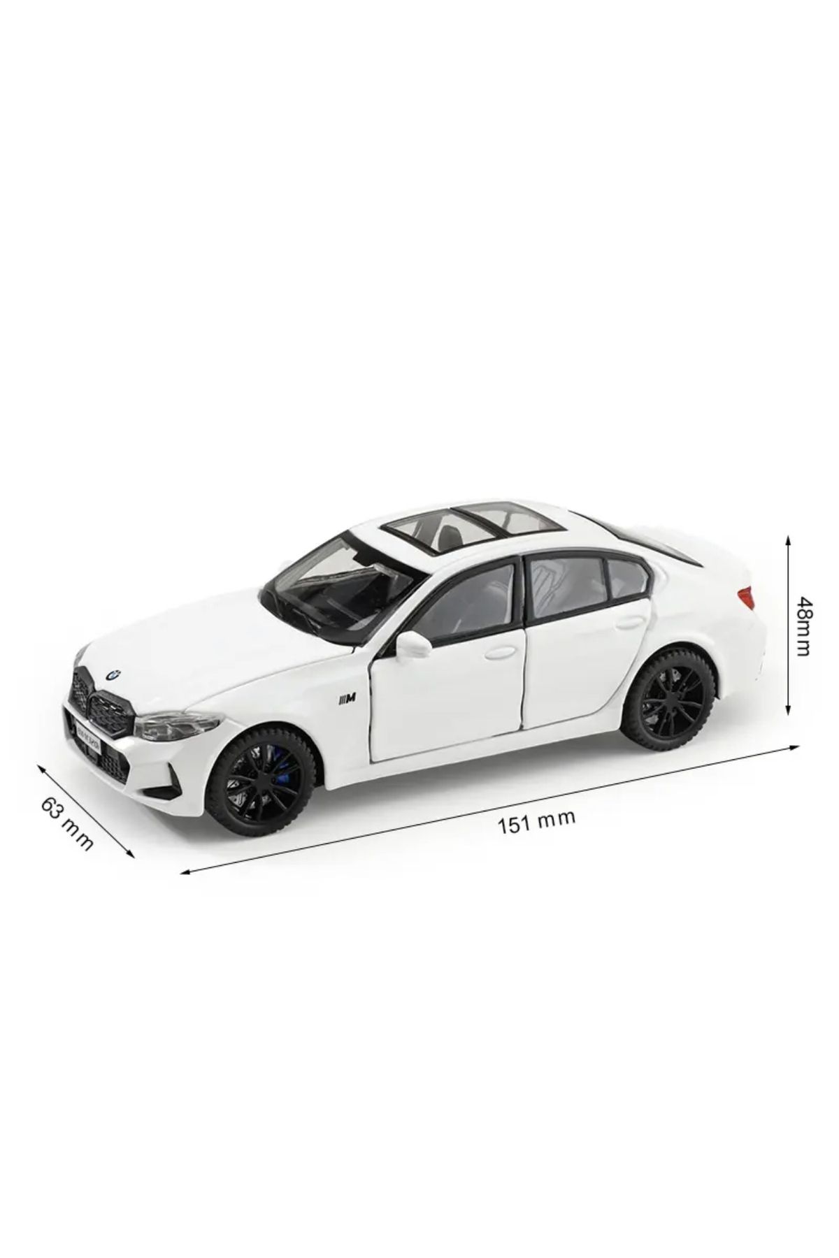 CarStore BMW 3.20 M 1:32 MODEL MAKET ARABA BEYAZ