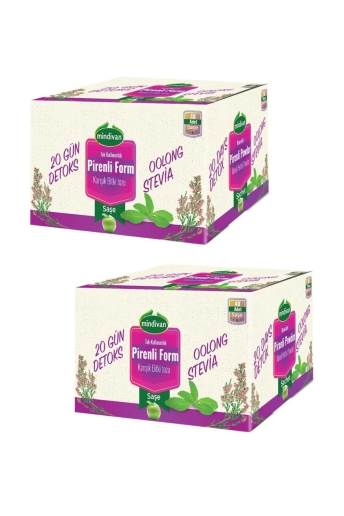 Mindivan 2'li Set Pirenli Form Toz Saşe Form Bitki Çayı