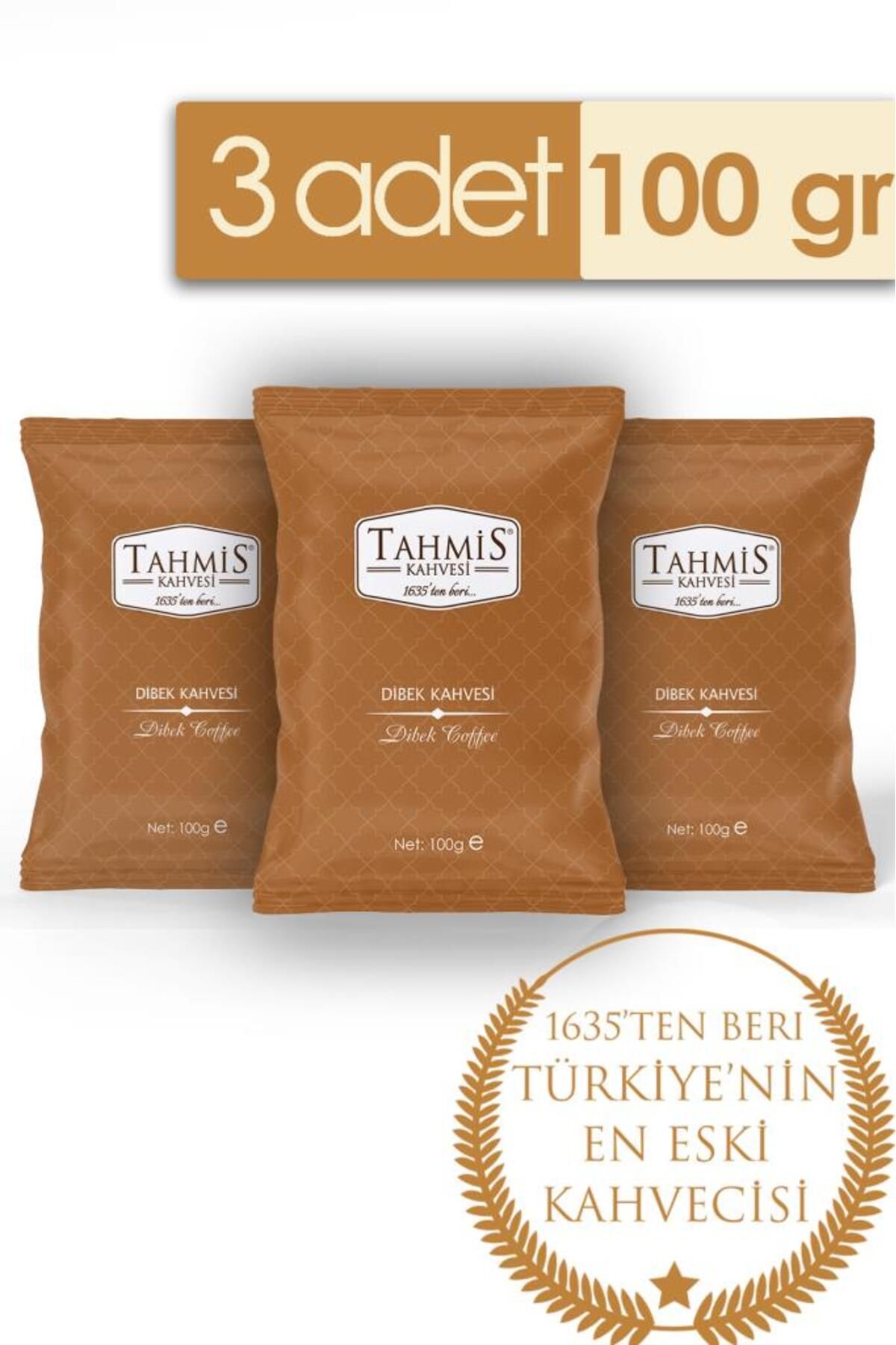 Tahmis Sade Dibek Kahvesi 100 Gr 3'lü Paket