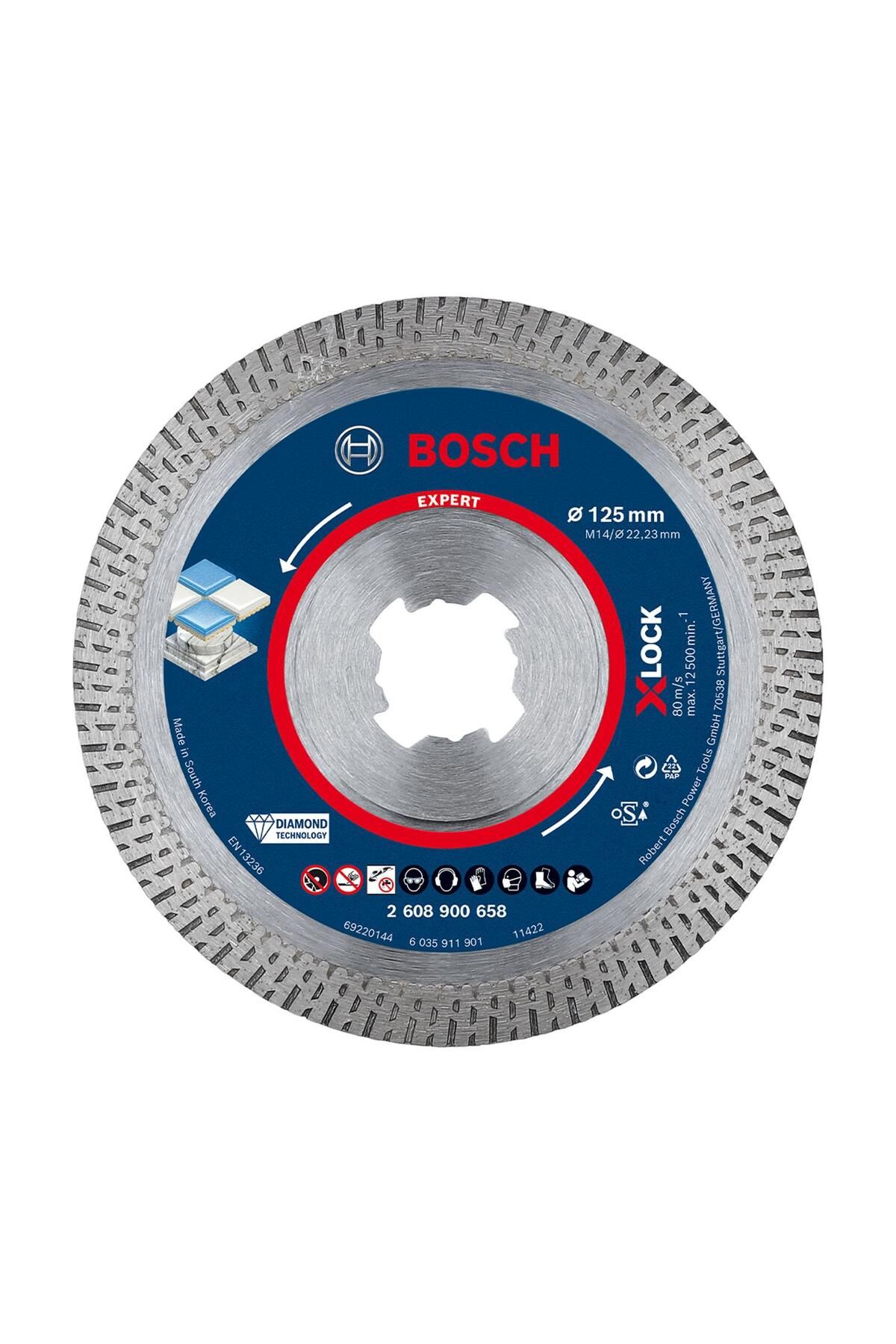 Bosch EXPERT HardCeramic X-LOCK Elmas Kesme Diski 125 x 22,23 x 1,4 x 10 mm