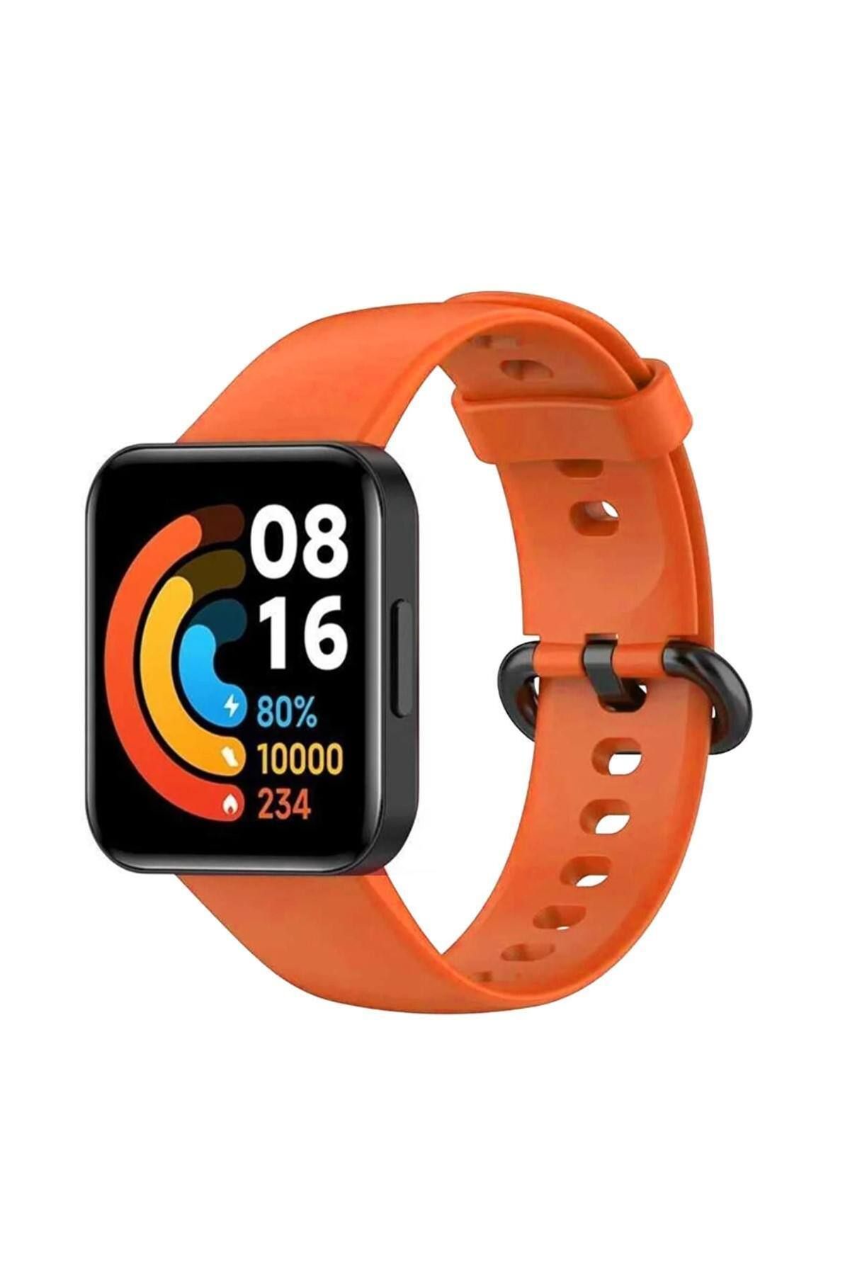 Mockup Tech Xiaomi Redmi Watch 2 Lite Uyumlu Kordon Akıllı Saat Bileklik Kordonu Silikon Kayış