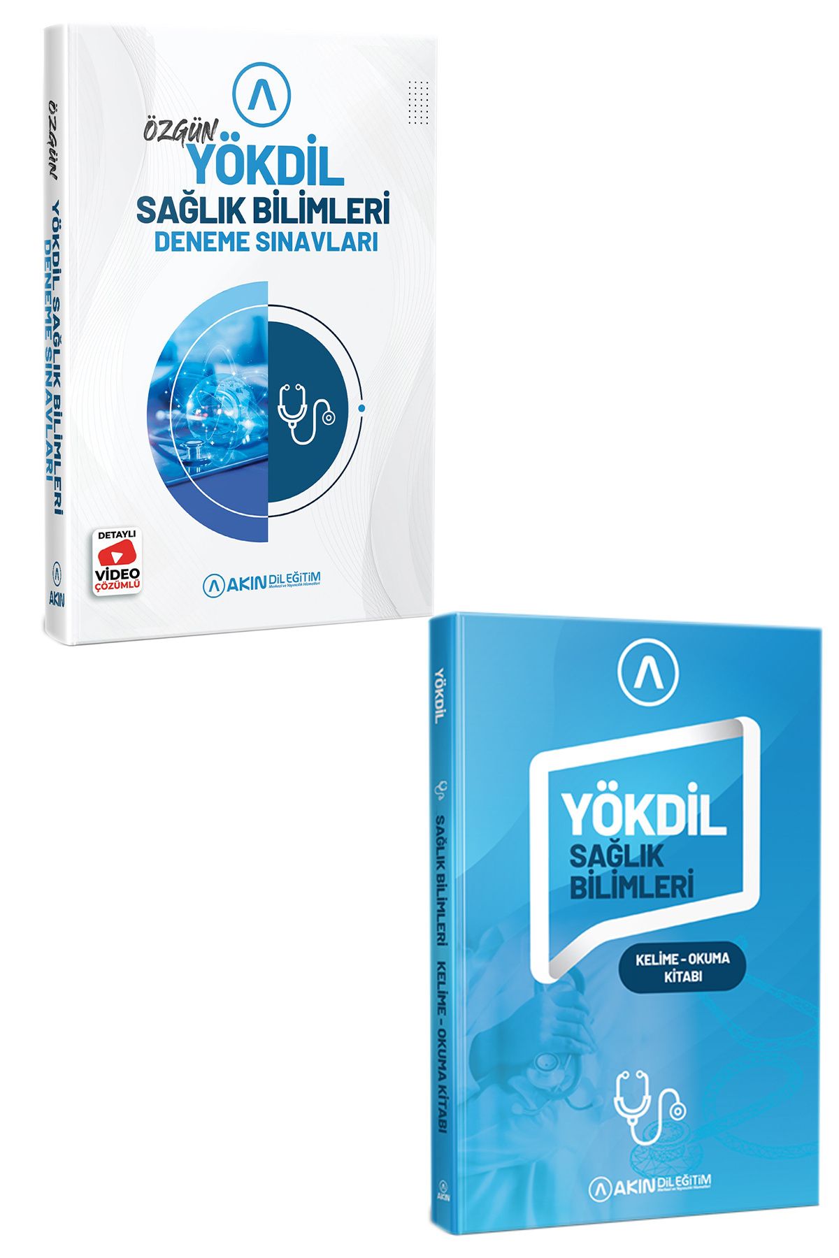 AKIN DİL Akın Dil YÖKDİL Sağlık Bilimleri Deneme Sınavları + Kelime-Okuma