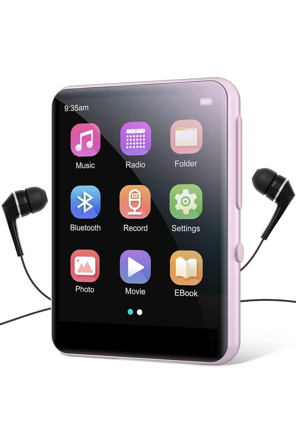 Franco Bluetooth 5.0 özellikli 64 gb MP3 Çalar, Hoparlörlü Müzik Çalar Entegre HD Ses, hi-fi, 2,4 "