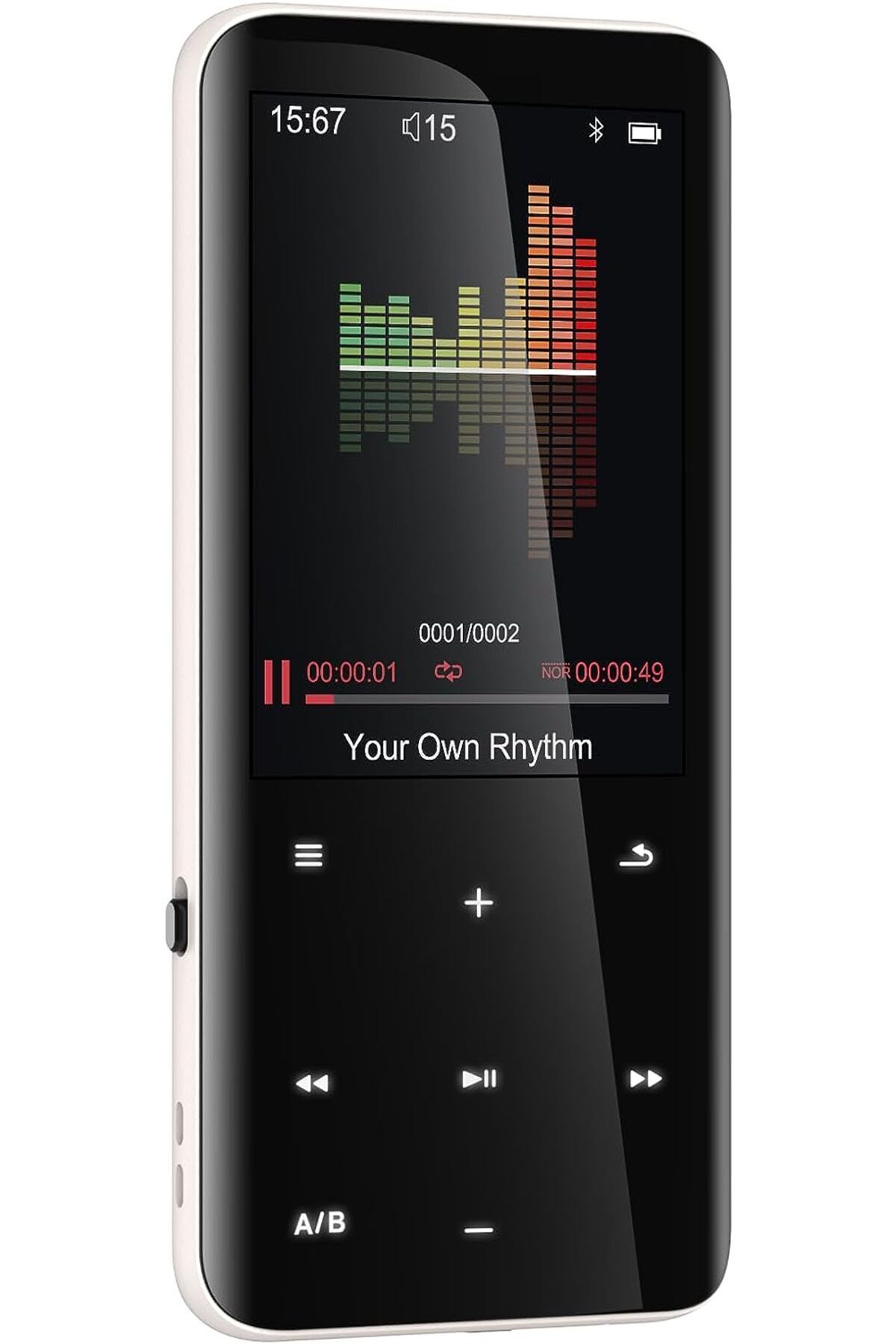 Franco 96 GB MP3 Çalar Bluetooth Müzik 5.2, Volorful MP3 Çalar ile 1.8" LCD Ekran, hoparlör