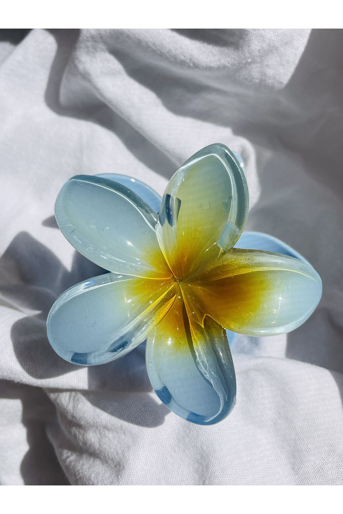Lavian Accessories Açık Mavi Lotus Mandal Toka