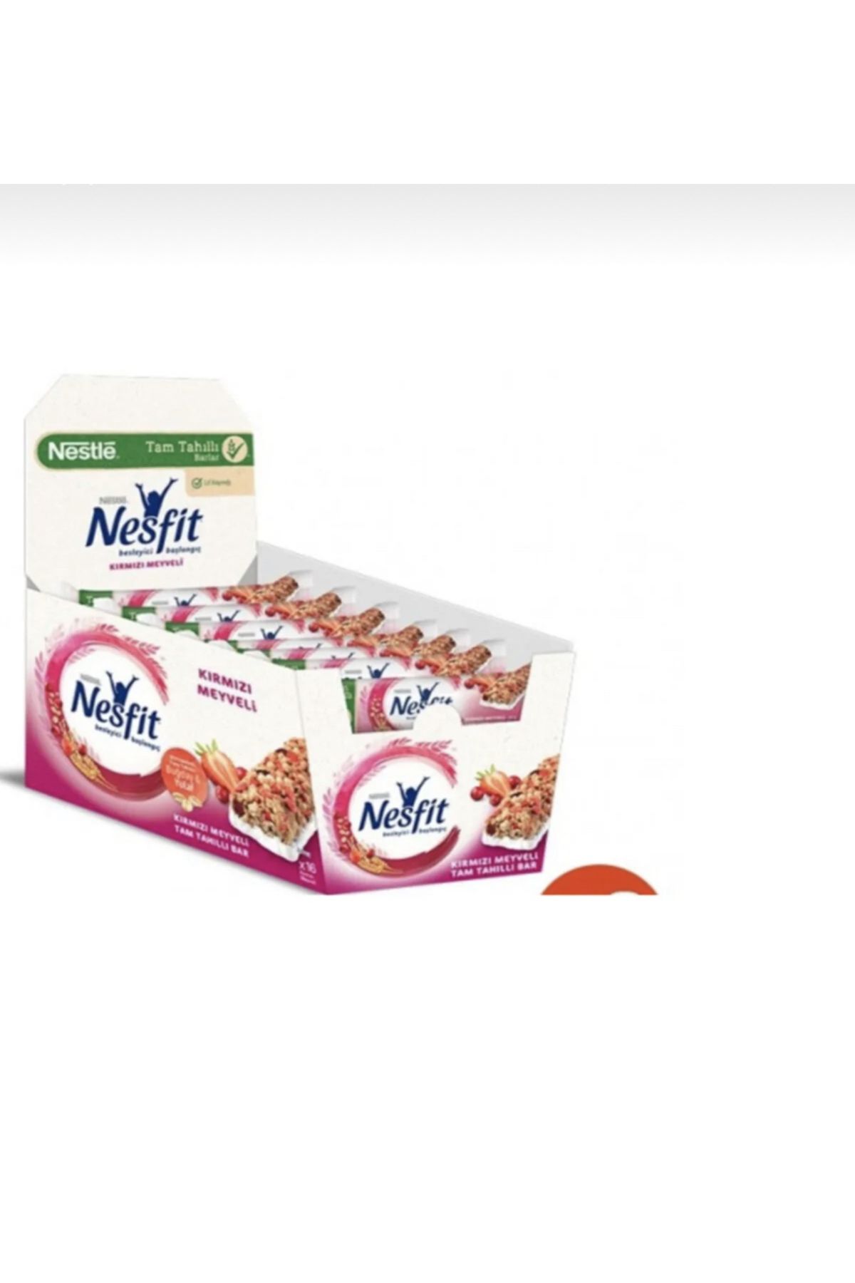 Nestle Nesfit Kırmızı Meyveler Tam Tahıllı Bar 16 Lı Kutu