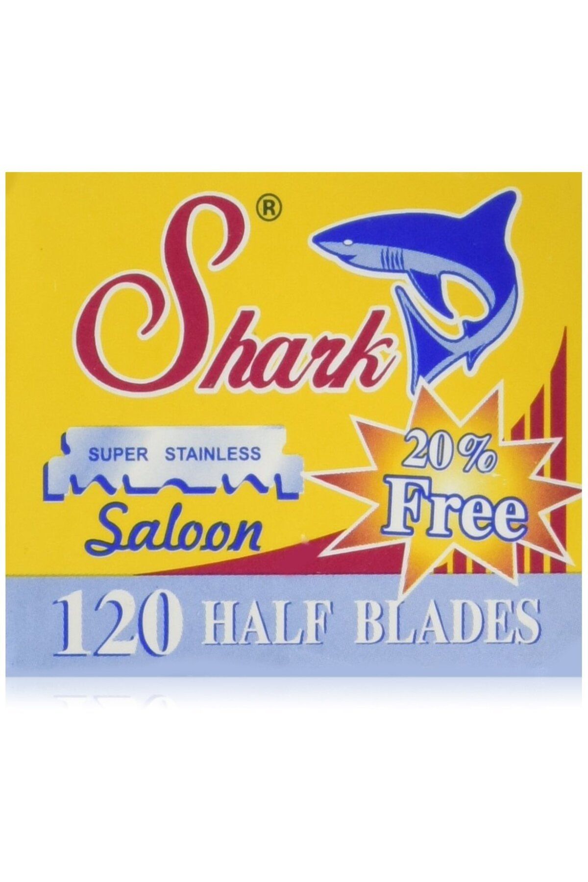 Shark 120 Adet Paslanmaz Çelik Yarım Tıraş Jileti