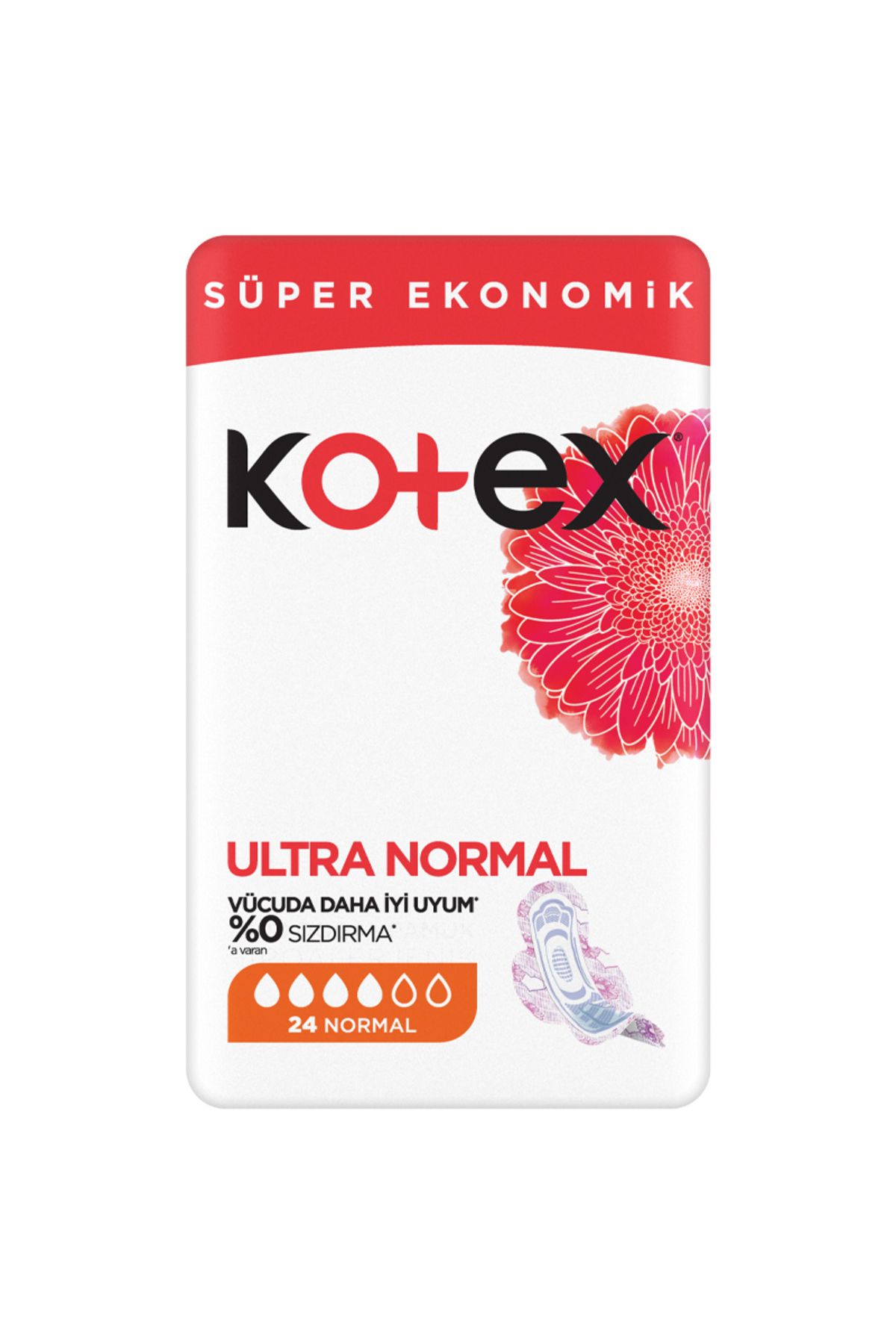 Kotex Ultra Normal Hijyenik Ped Normal 24’lü Süper Ekonomik