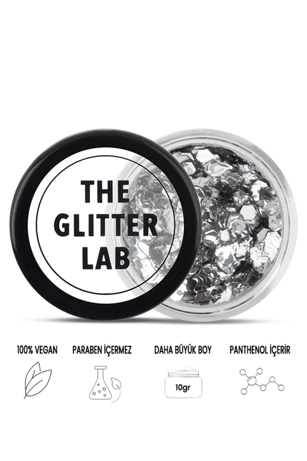 The Glitter Lab Jel Formlu Parlak Glitter -robotıc Love