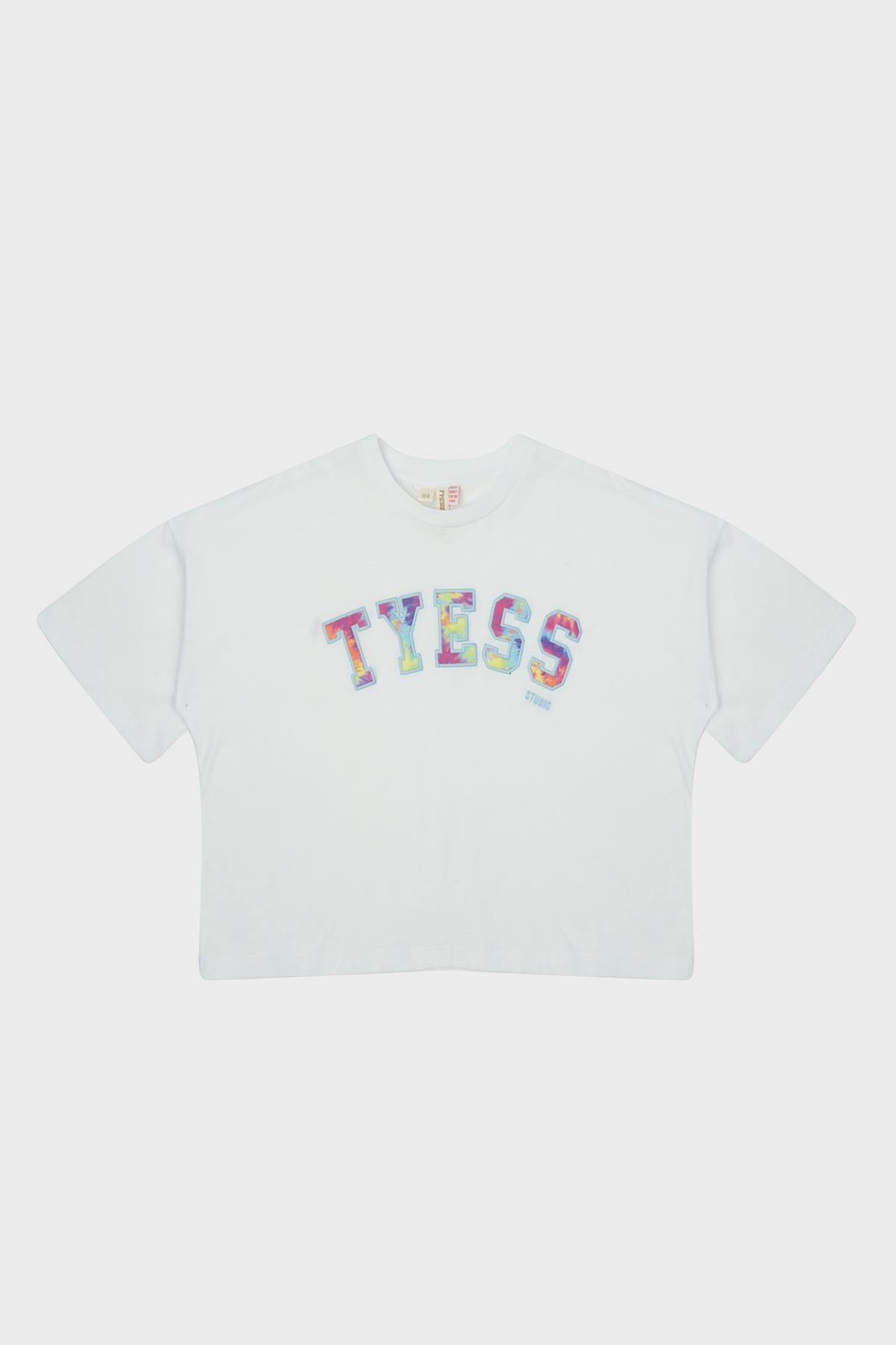 Tyess Kız Çocuk Beyaz T-Shirt 23PFWTJ4502