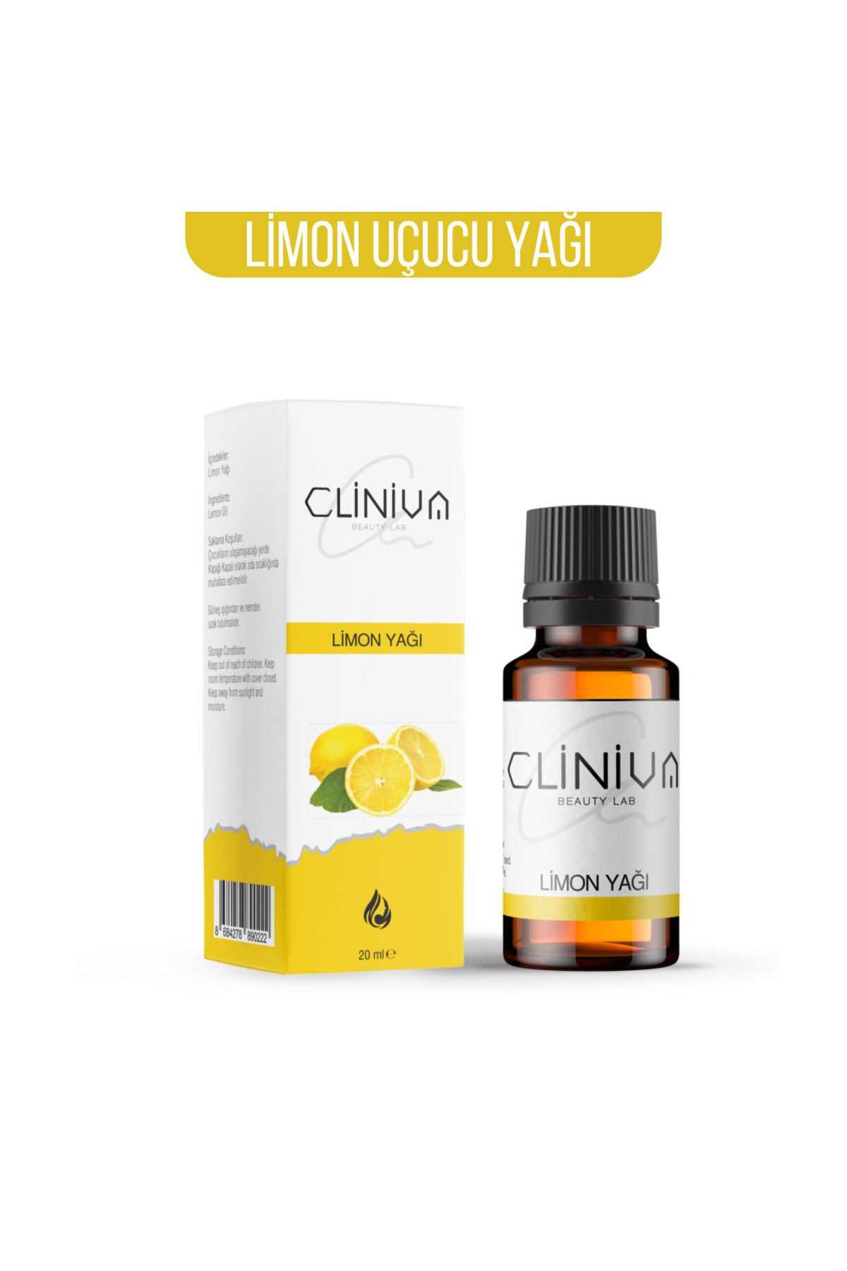 CLİNİVA KOZMETİK Limon Yağı-20 ml