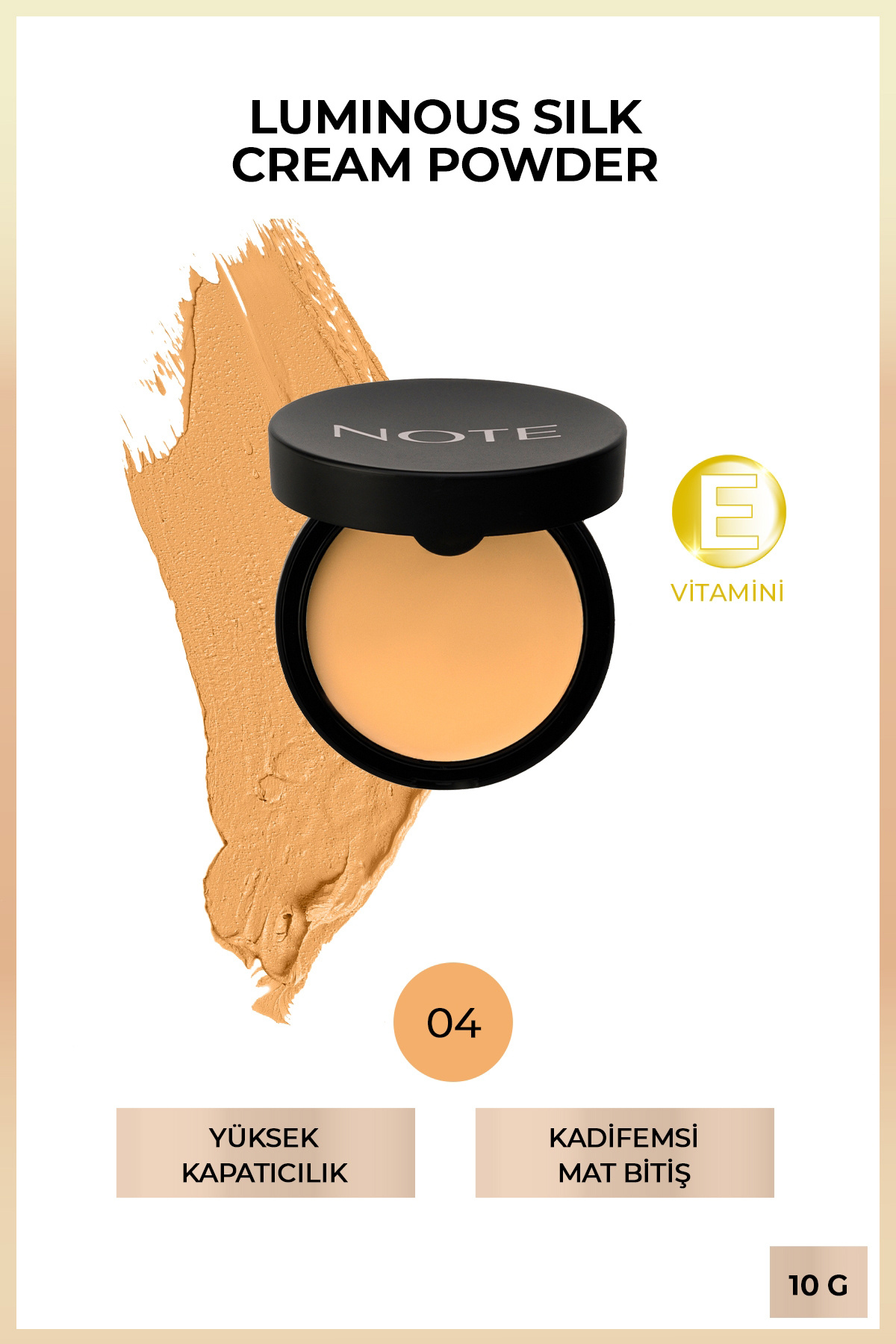 Luminous Silk Cream Powder 04 Sand Patakrem Pudra Fondöten_0