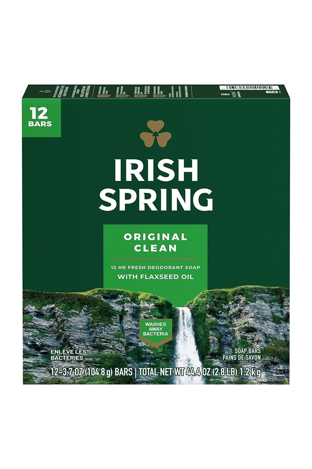 Irish Spring Original Sabun 12 Li Paket [%98 bitkisel parabensiz katkısız )