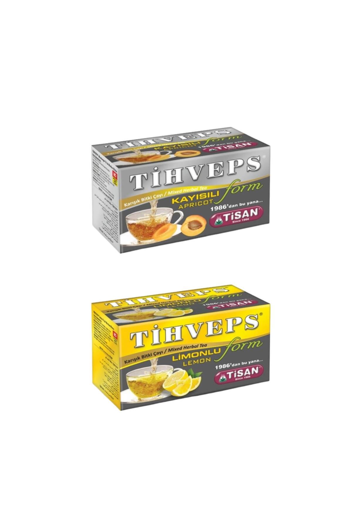 Tisan Tihveps Kayısılı Ve Limonlu Form Çayı Seti 4 Paket