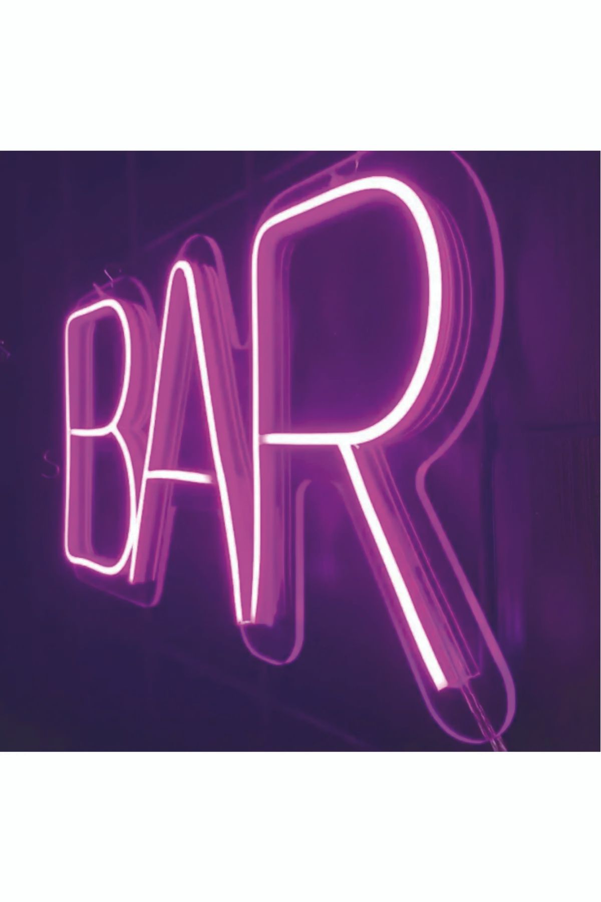 Lagi Design Bar Yazılı Neon Led Işıklı Tabela- 45x25 Cm