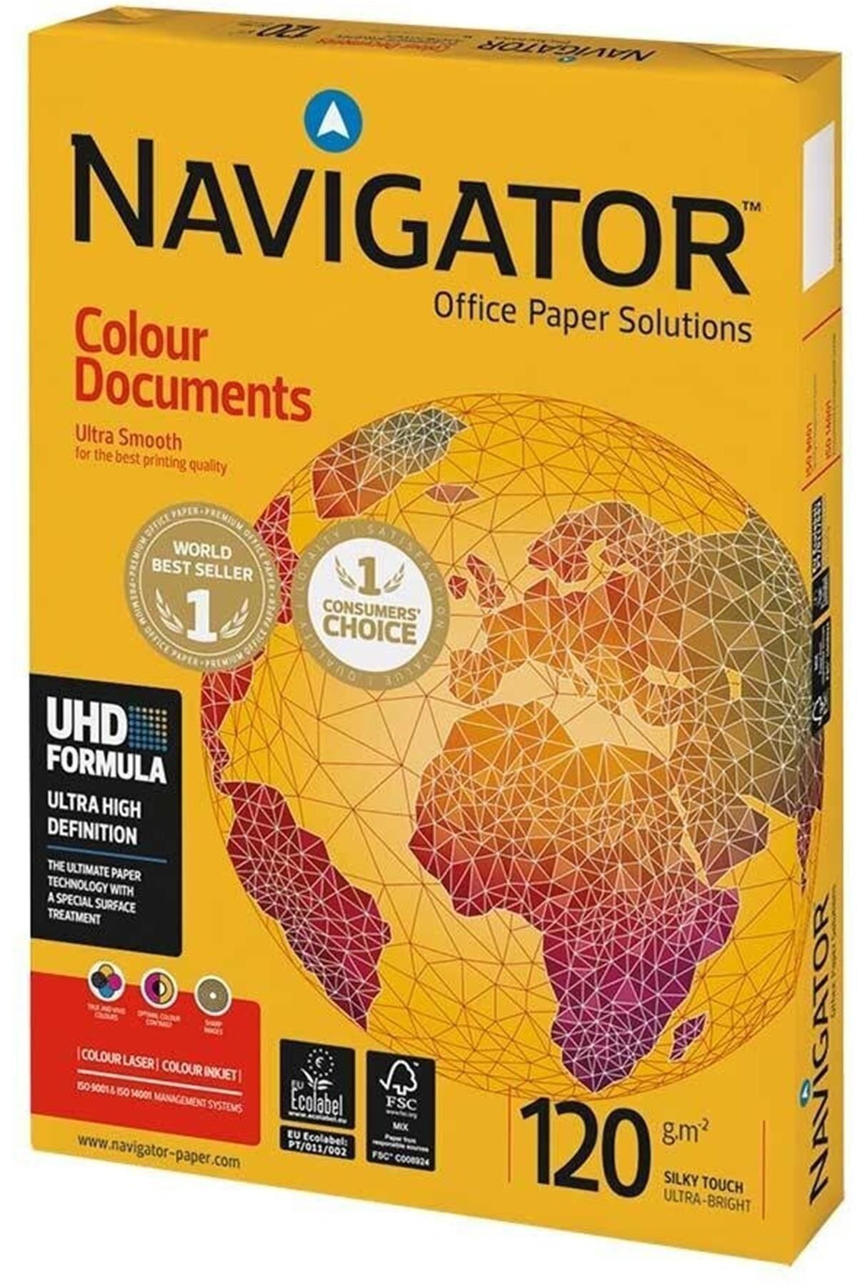 NAVİGATÖR Navigator A4 Beyaz Fotokopi Kağıdı 120 Gr 1 Paket (250 Sayfa)