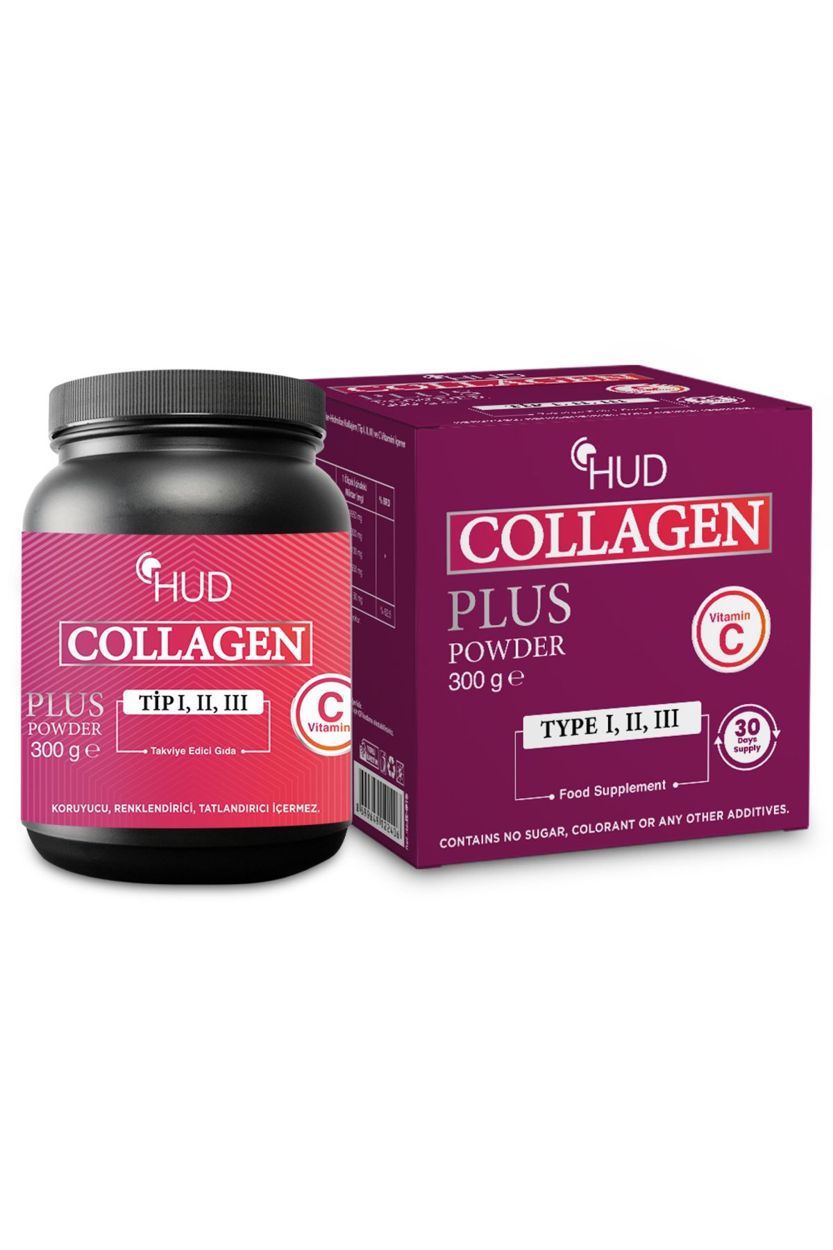 Hud Collagen Plus Powder 300 G - Toz Kolajen