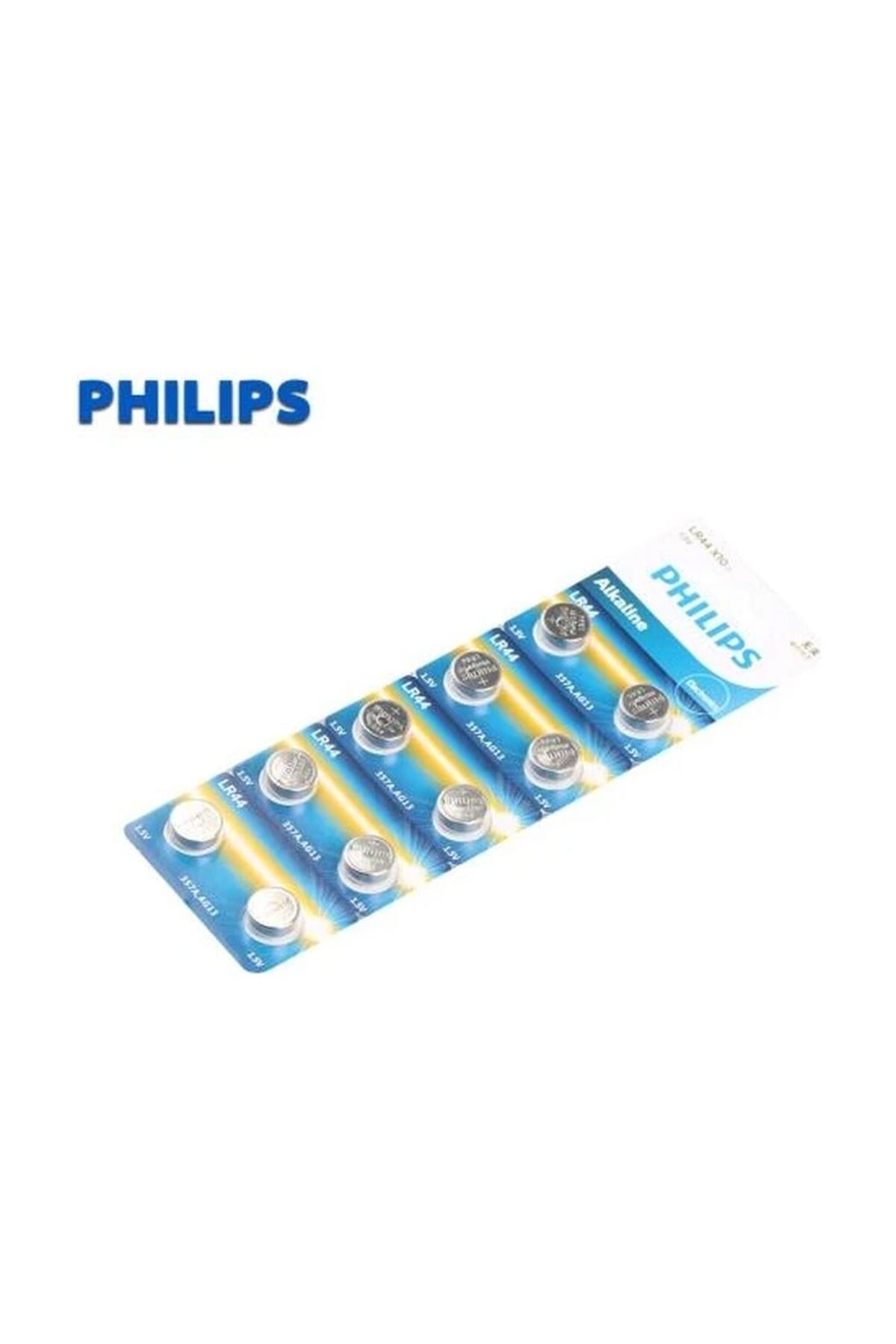 Philips PHİLİPS A76P10B-100 LR44 AG13 A76 ALKALİNE PİL 10LU BLİSTER (LR1154)