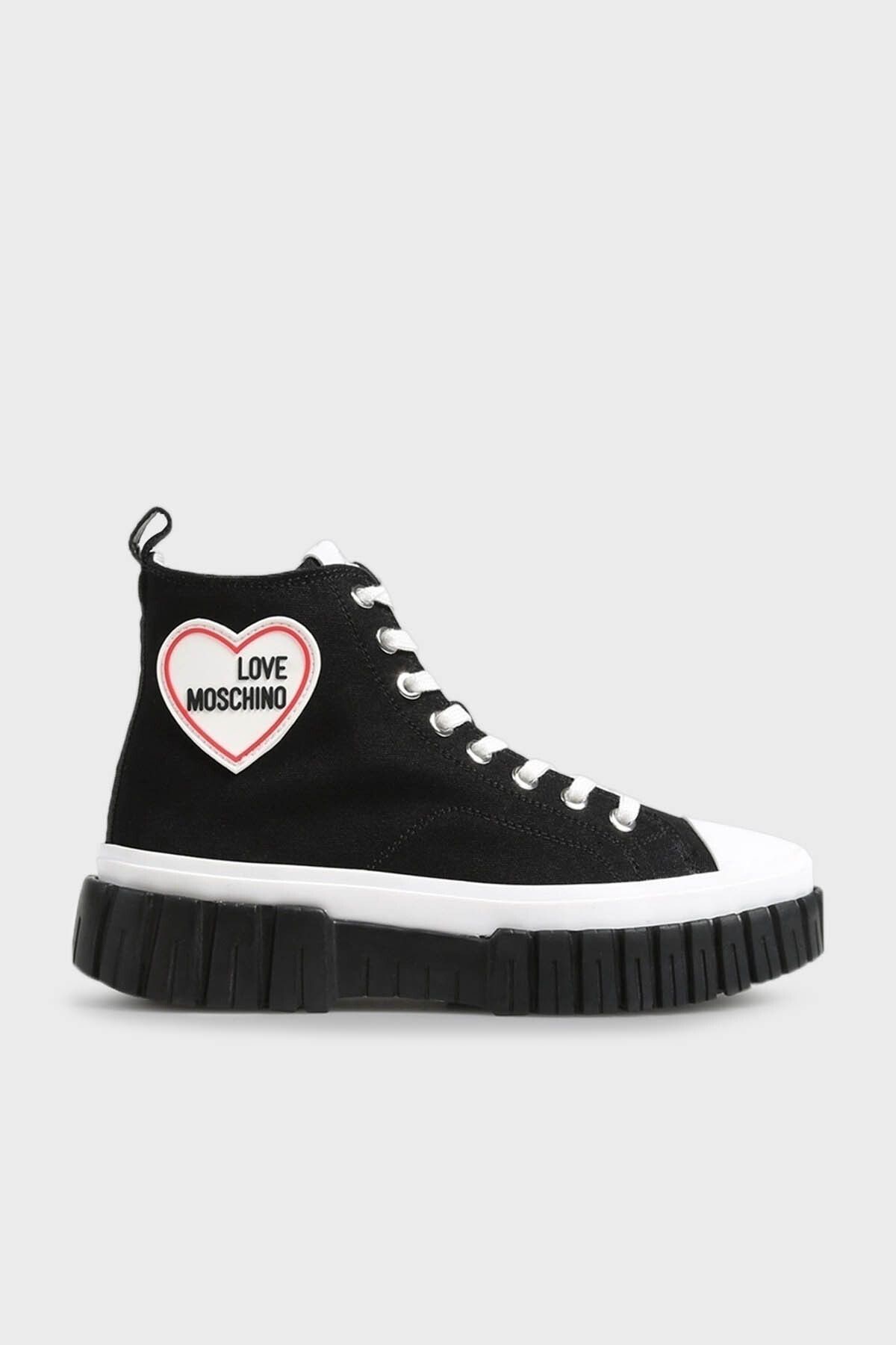 Moschino Logolu Bilekli Sneaker Ayakkabı AYAKKABI JA15595G1GJH0000