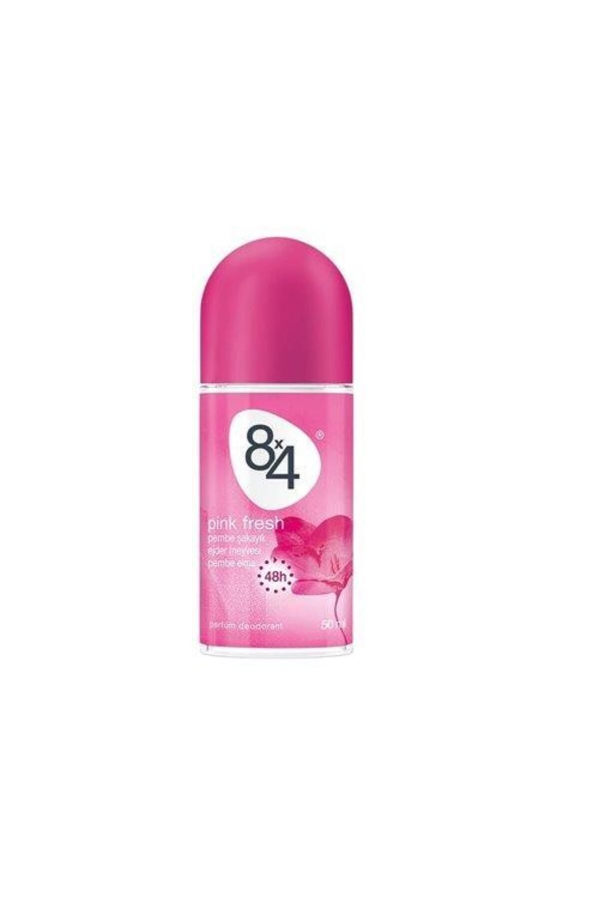 8x4 Deo Roll-on Women Pink Fresh 50ml