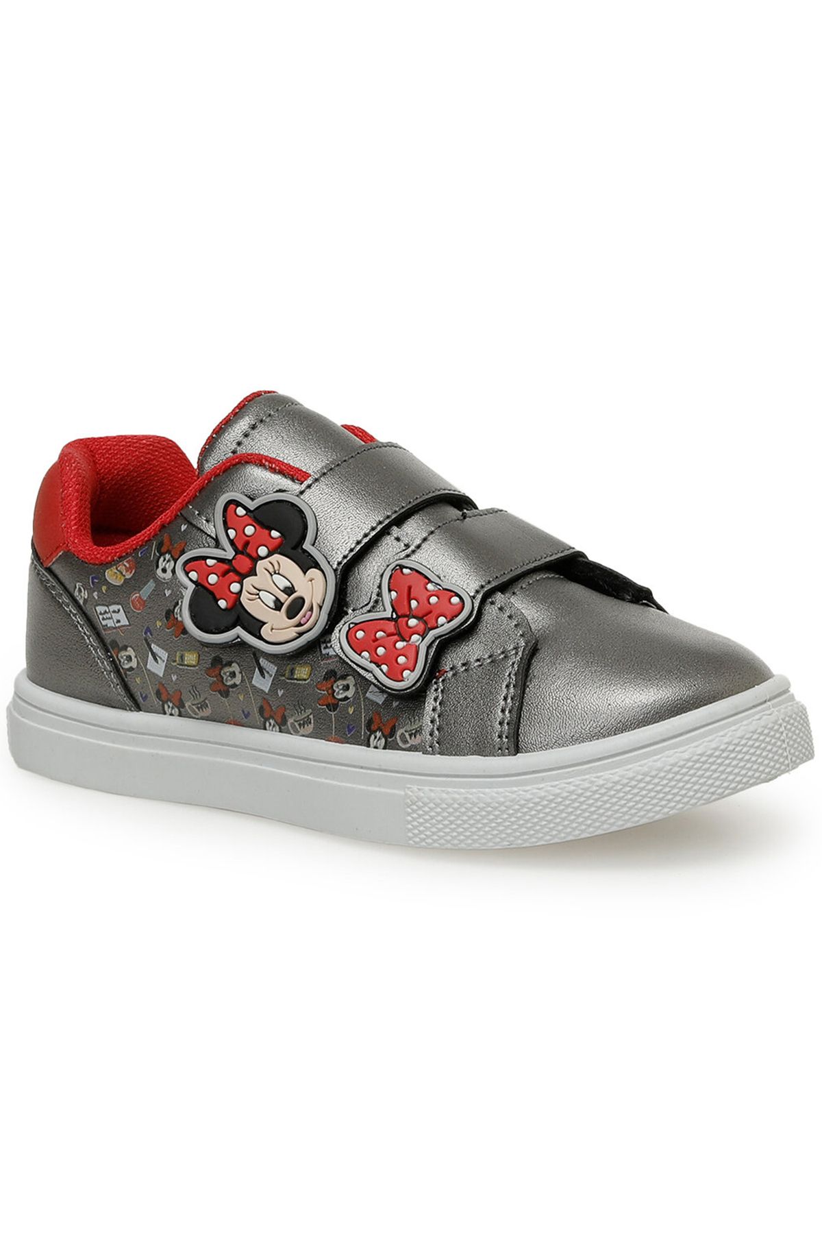 Mickey Mouse Borind Lisanslı Rahat Cırtlı Kız Çocuk Sneaker
