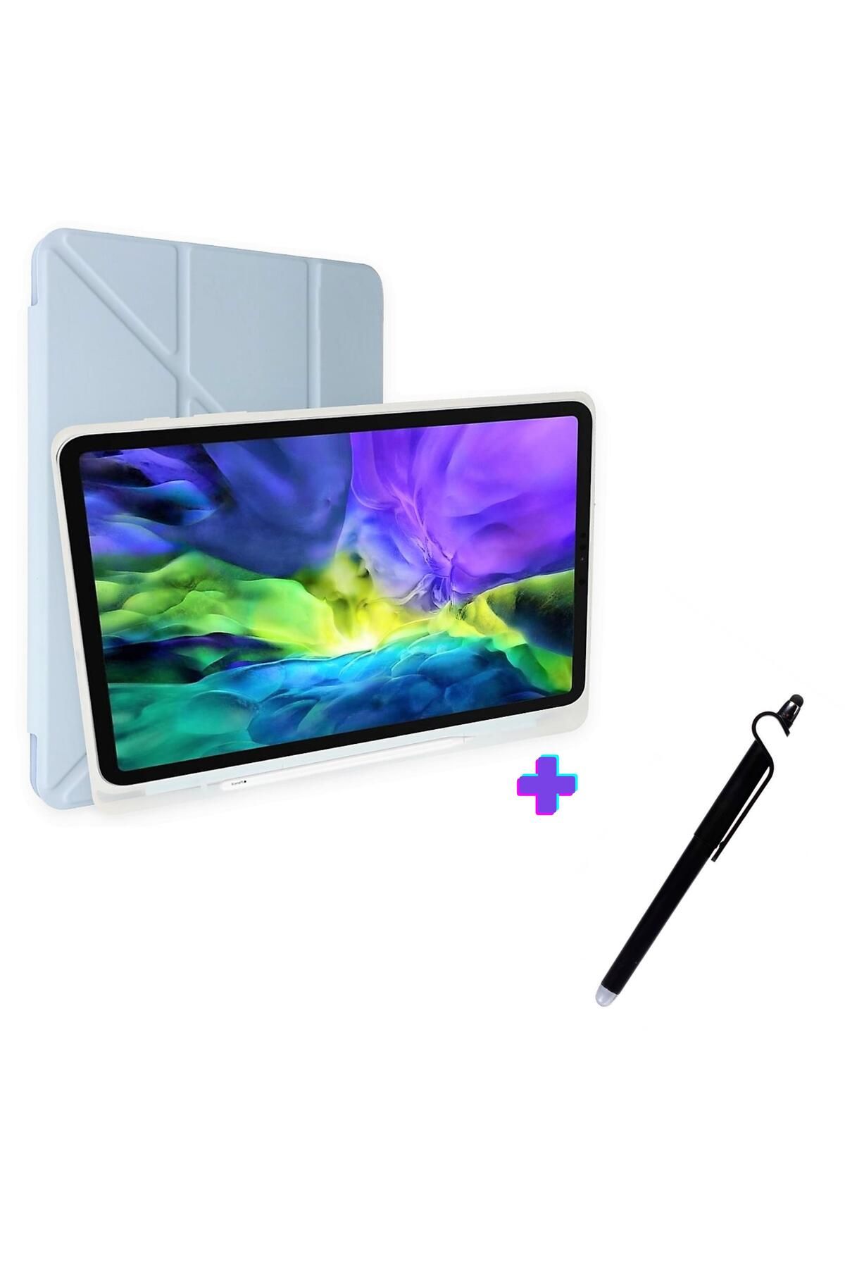 AQUA AKSESUAR Huawei MatePad SE Tablet Kılıfı Kalemlikli Katlanabilir Standlı Kalem Bölmeli Kılıf