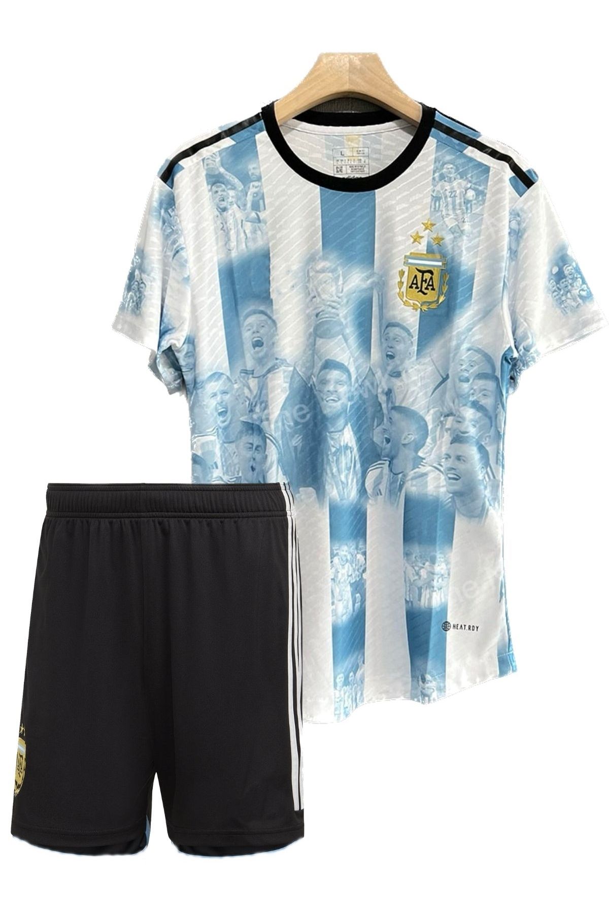 ACTW Arjantin Milli Takım Özel Seri Dünya Kupası Çocuk Forma Ve Şort Takımı