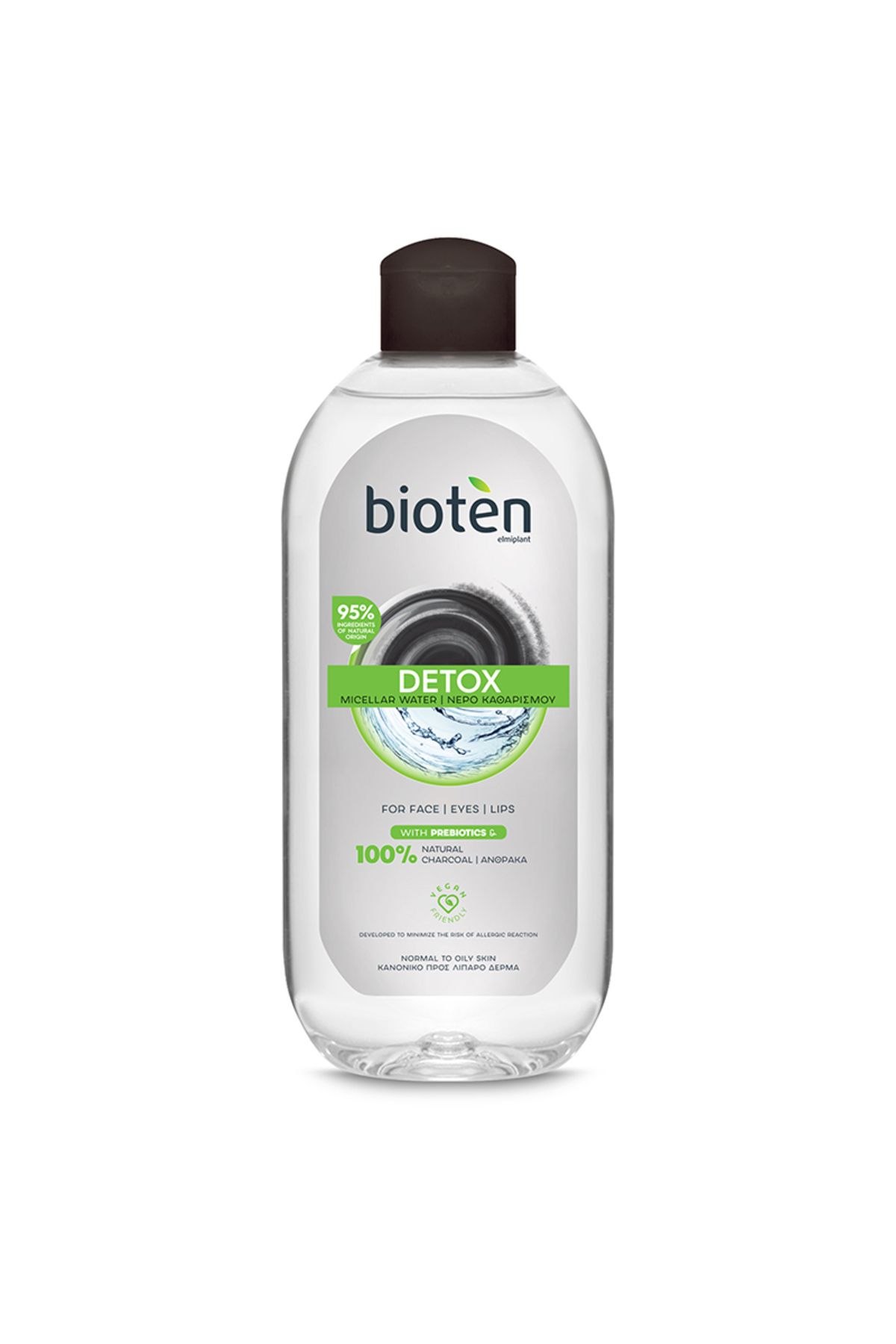Bioten Detox Misel Suyu Yüz, Göz ve Dudaklar İçin Normal/Yağlı Ciltler 400 ml