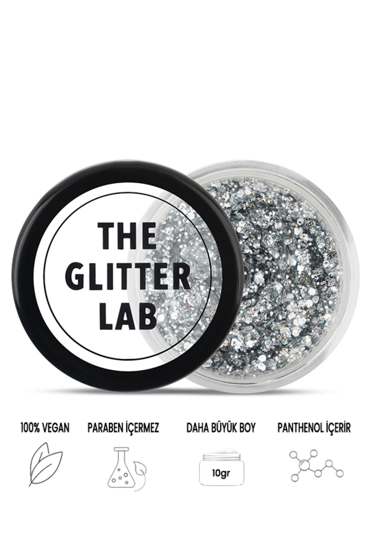 The Glitter Lab Jel Formlu Parlak Glitter - Blındıng Dıamond