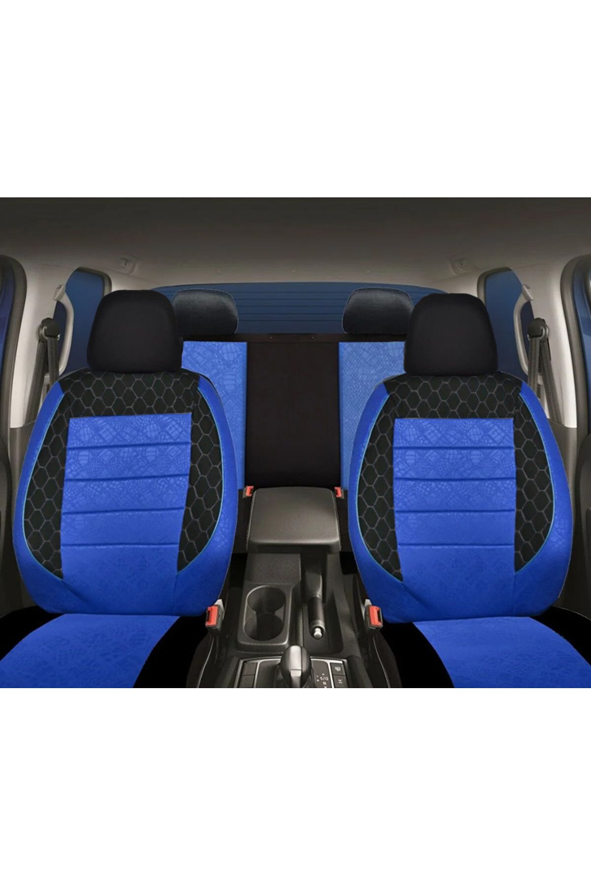 BTİC Fiat Penny Uyumlu mavi Oto Koltuk Kılıfı (Tam Takım Ön Arka Araç Koltuk Kılıfı)