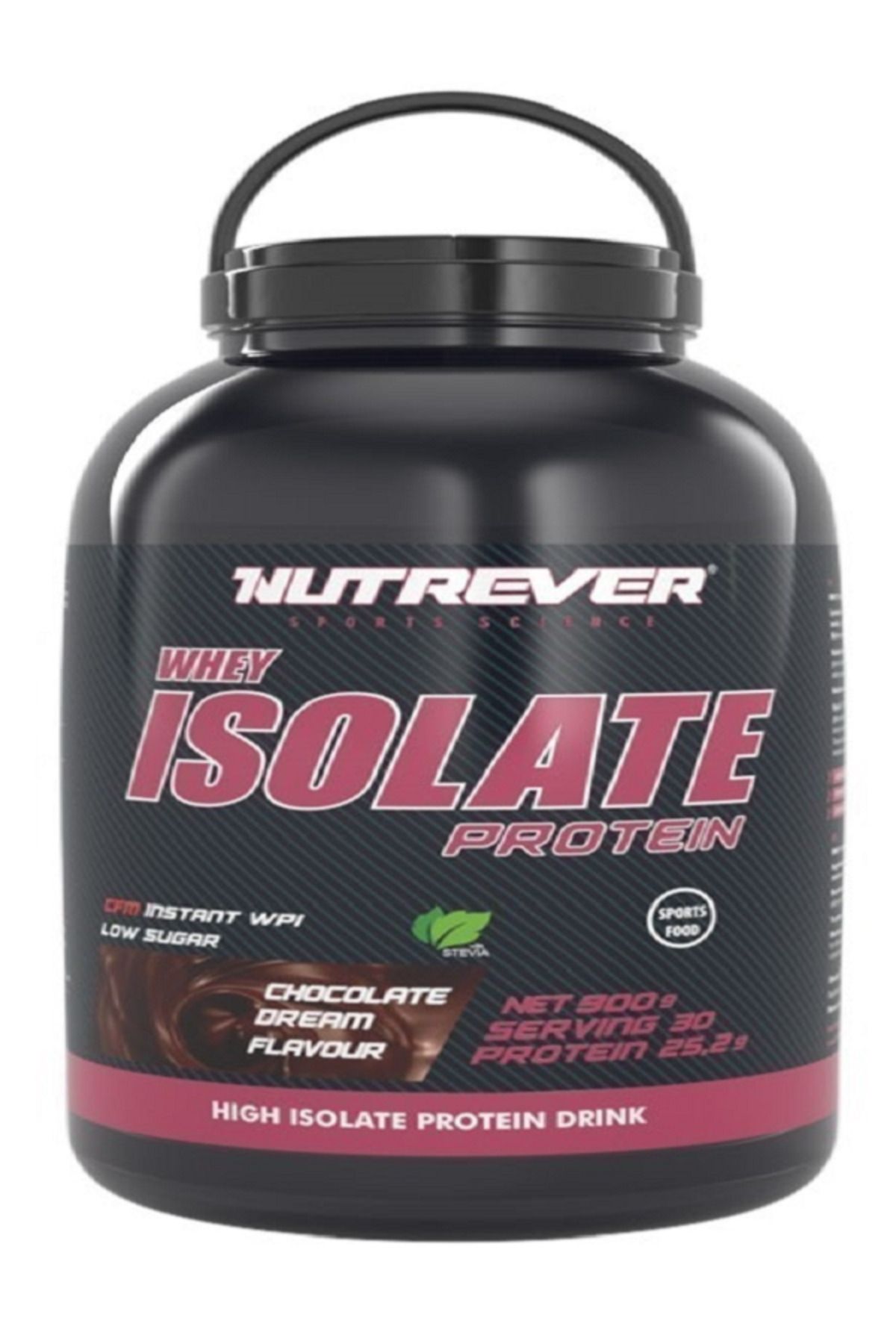Nutrever Whey Isolate Protein 900 Gr