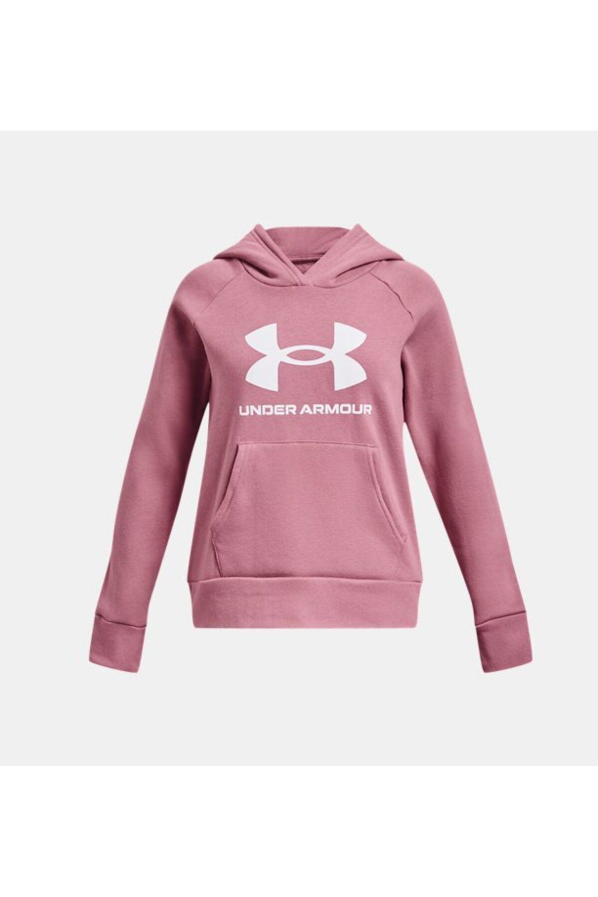 Under Armour Kız Çocuk UA Rival Fleece Big Logo Kapüşonlu Üst 1379615-697