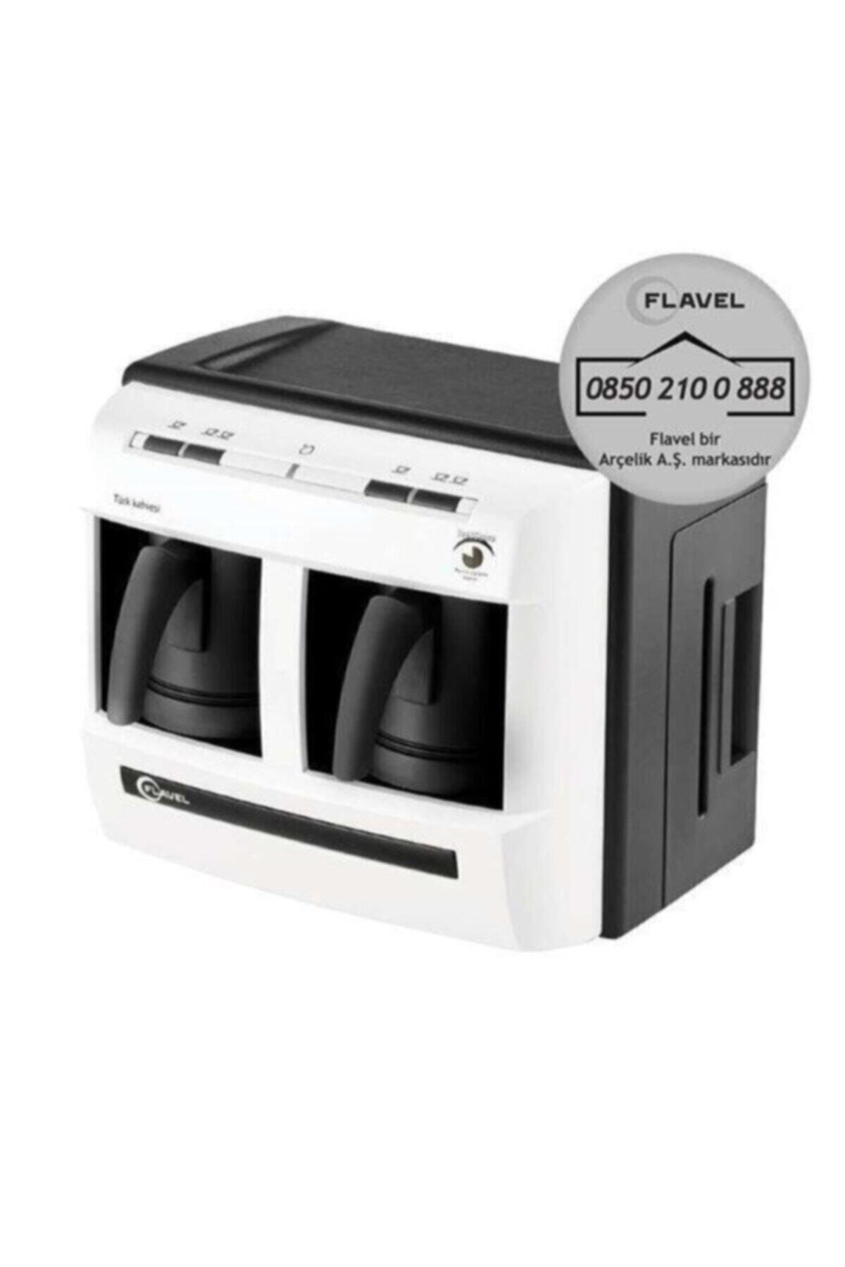 Flavel Flv200 Türk Kahvesi Makinesi Beyaz Cıftlı- Arçelik Servis Garantili