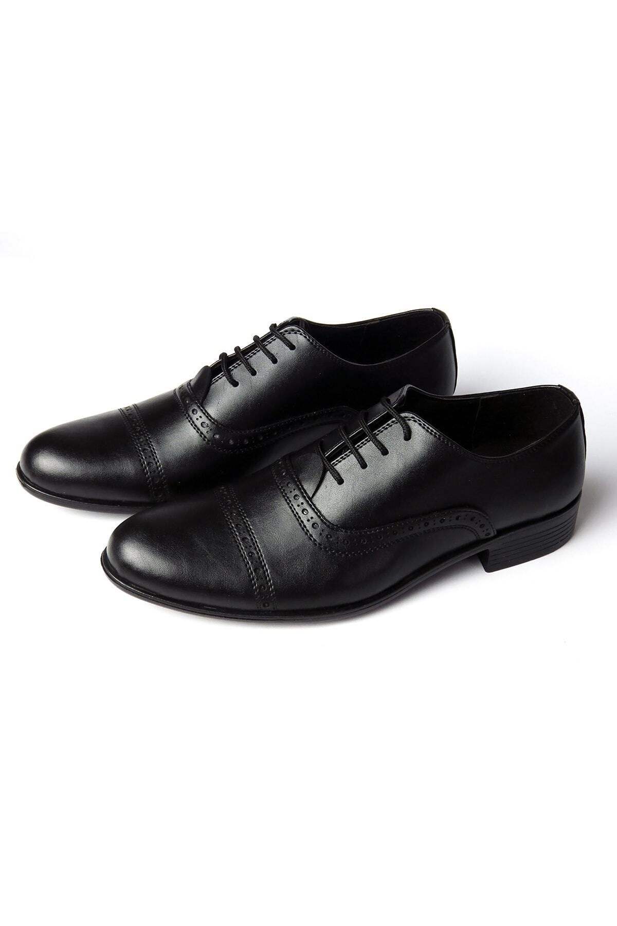 Gencol Klasik Siyah Erkek Ayakkabı Gencol 306