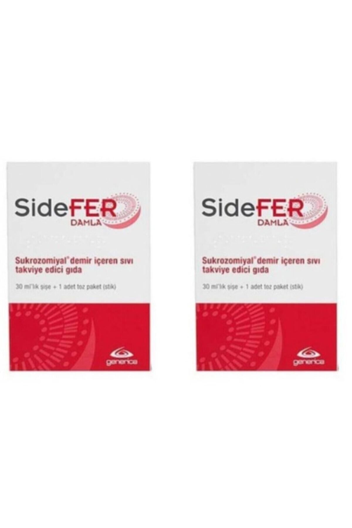 Sidefer Damla Takviye Edici Gıda 30ml Şişe - 2 'li Paket