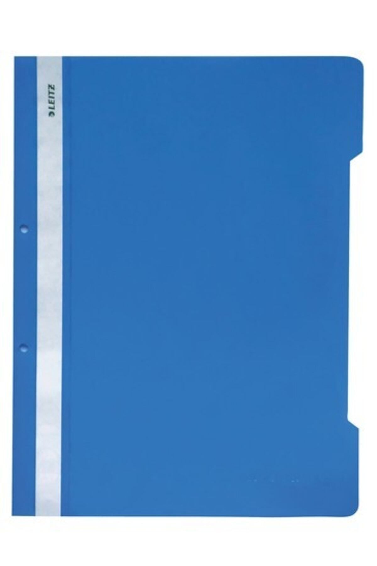 Leitz Telli Dosya Plastik Açık Mavi L-4189(1 Paket 50 Adet)