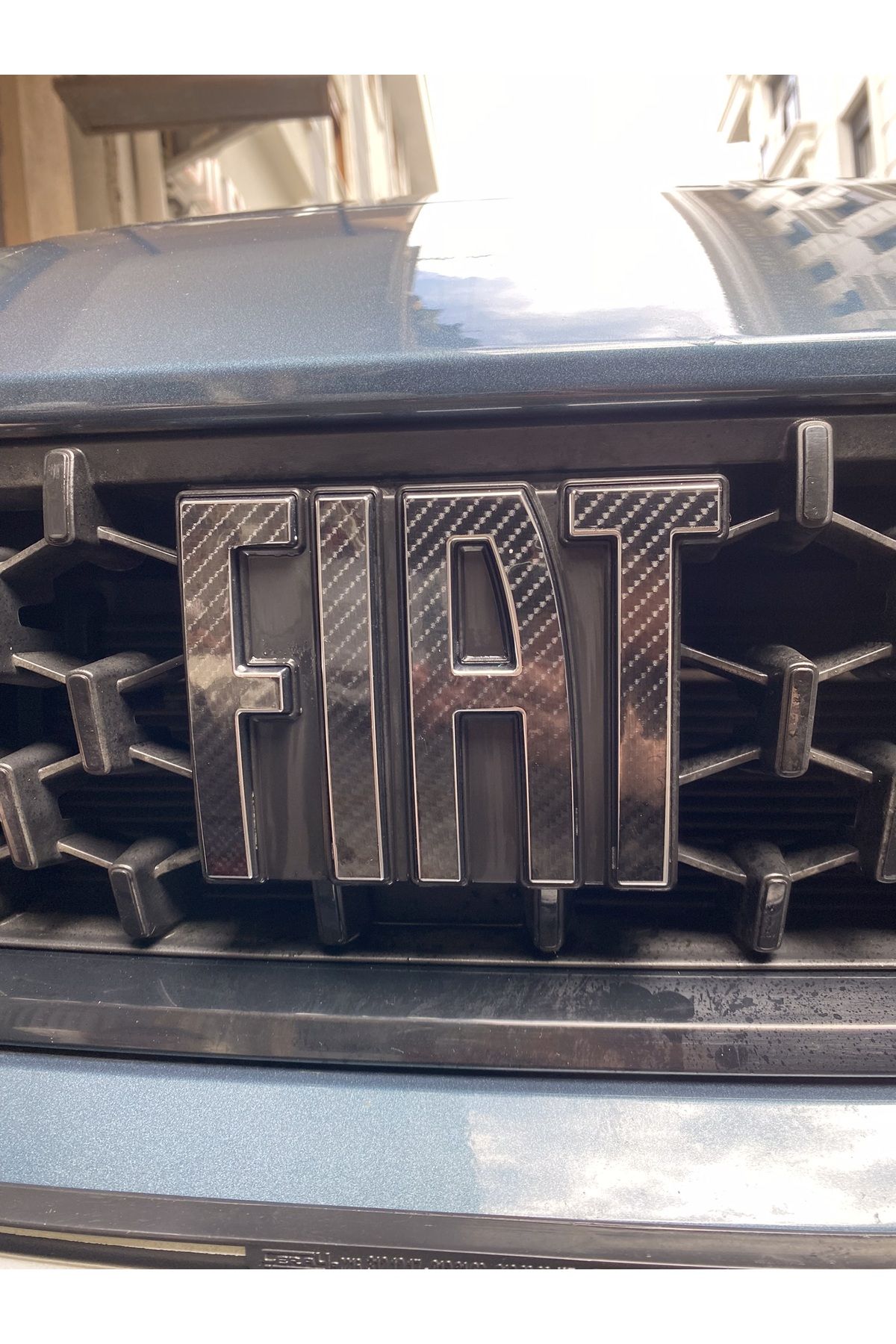Fiat Egea Cross Amblem/Logo Uyumlu Kaplama Sticker Set