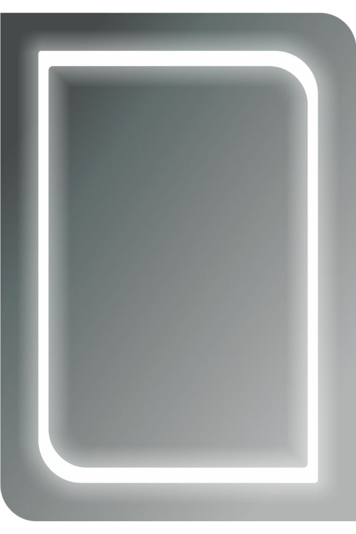 Dibanyo Ledli Ayna Metal Çerçeve / On-off Düğmeli 50x70 Cm 105073a