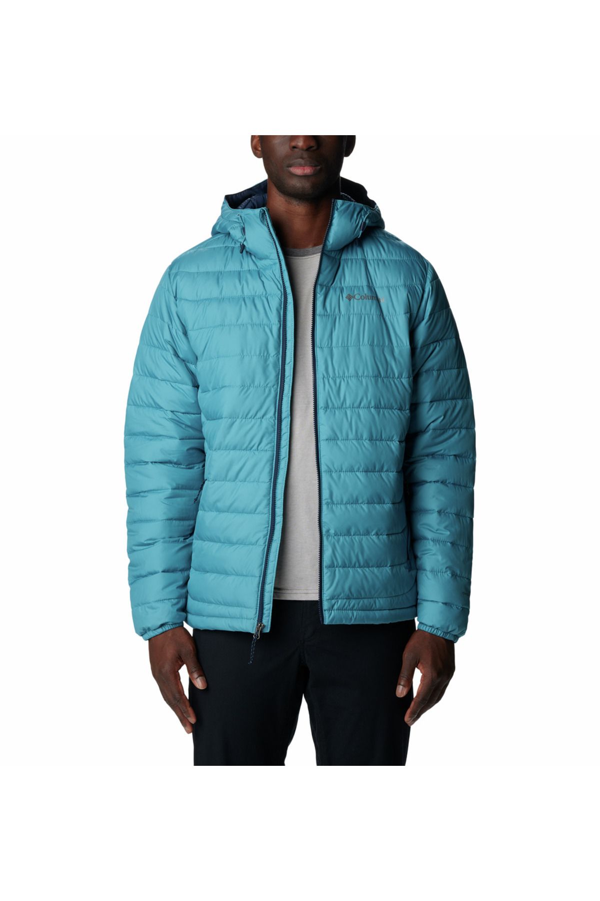 Columbia Powder Lite Hooded Erkek Mont