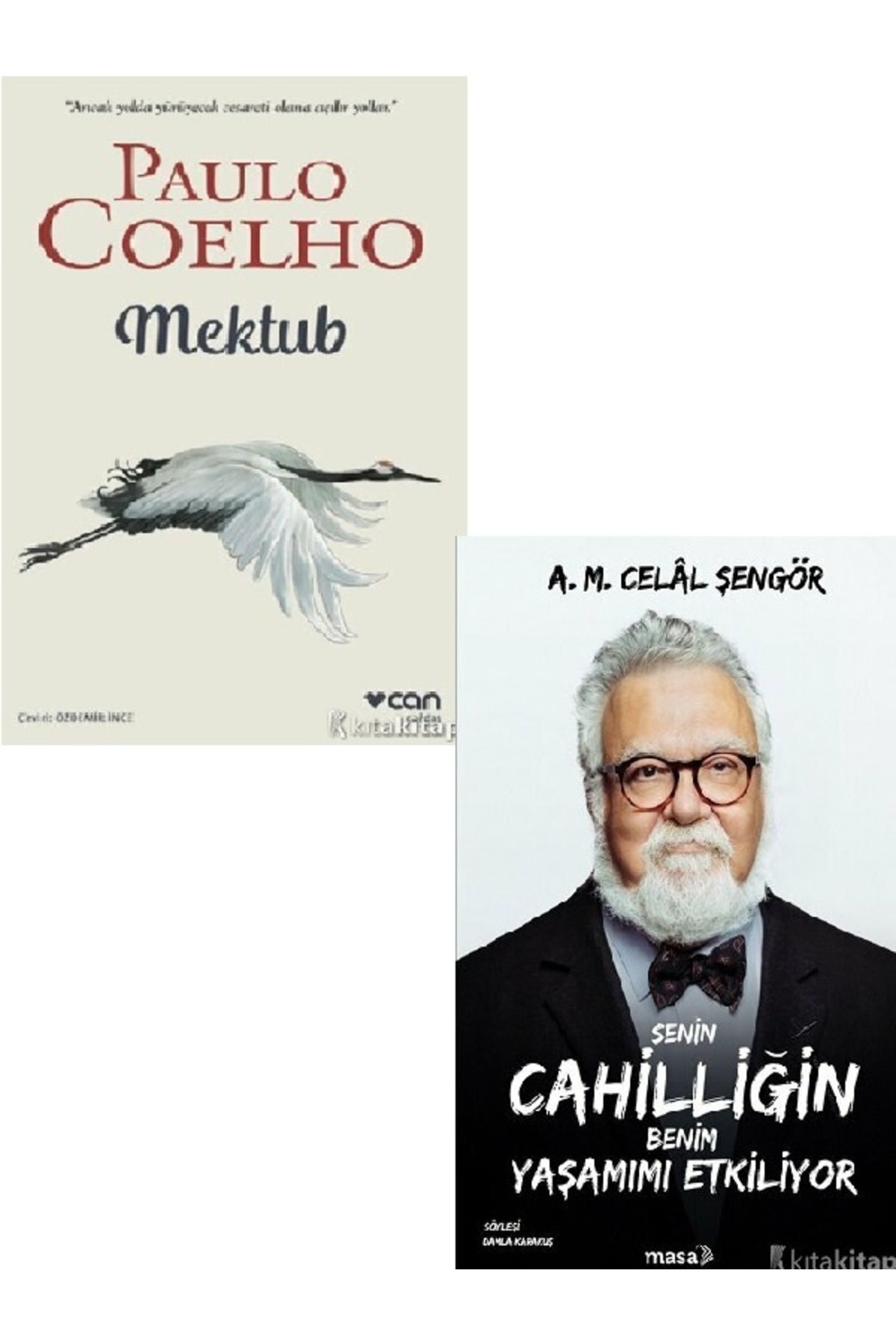 Kronik Kitap Mektub - Senin Cahilliğin Benim Yaşamımı Etkiliyor - Paulo Coelho - CELAL ŞENGÖR 2 KİTAP SET