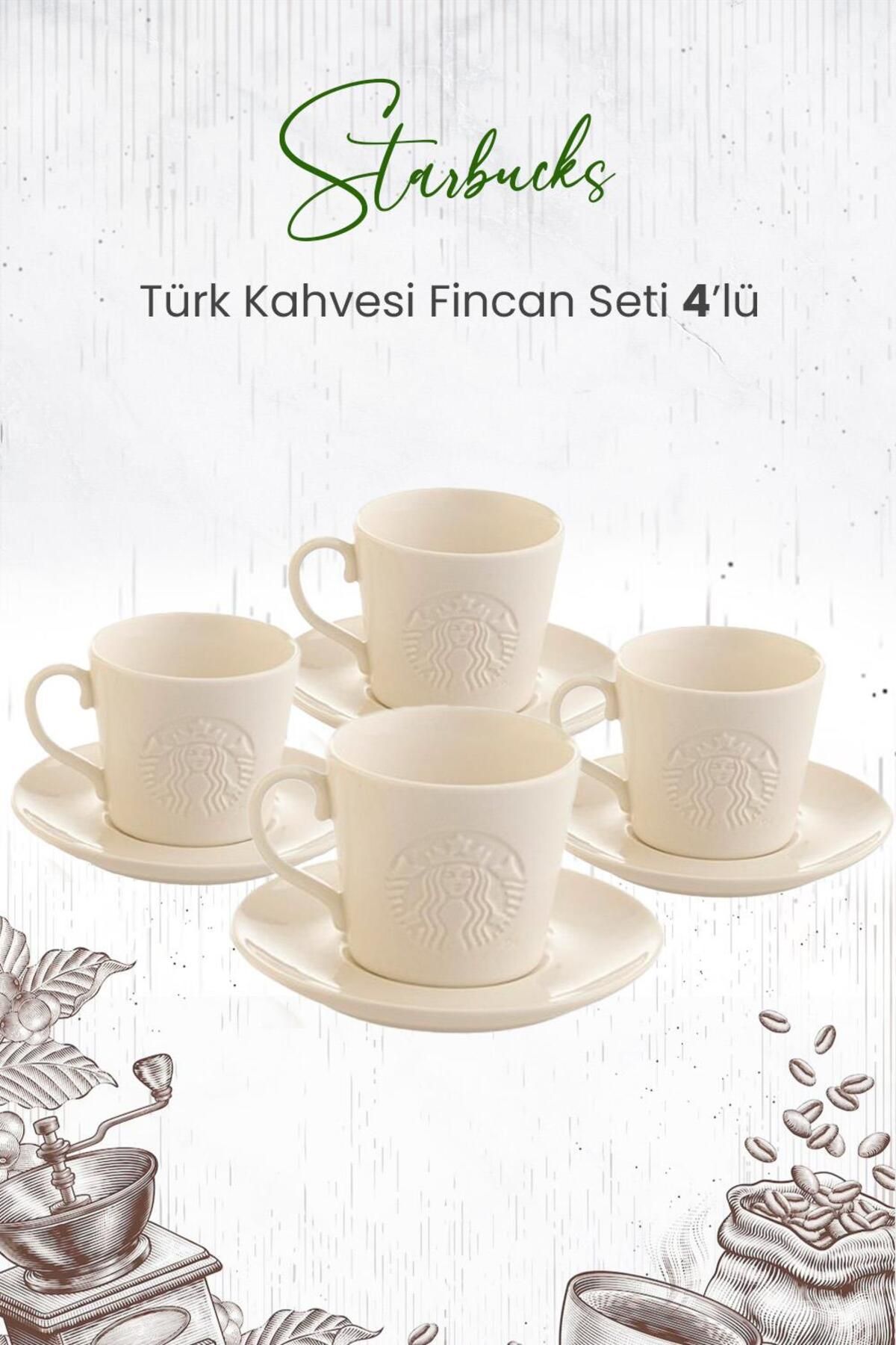 Starbucks Türk Kahvesi Fincan Seti 4'lü
