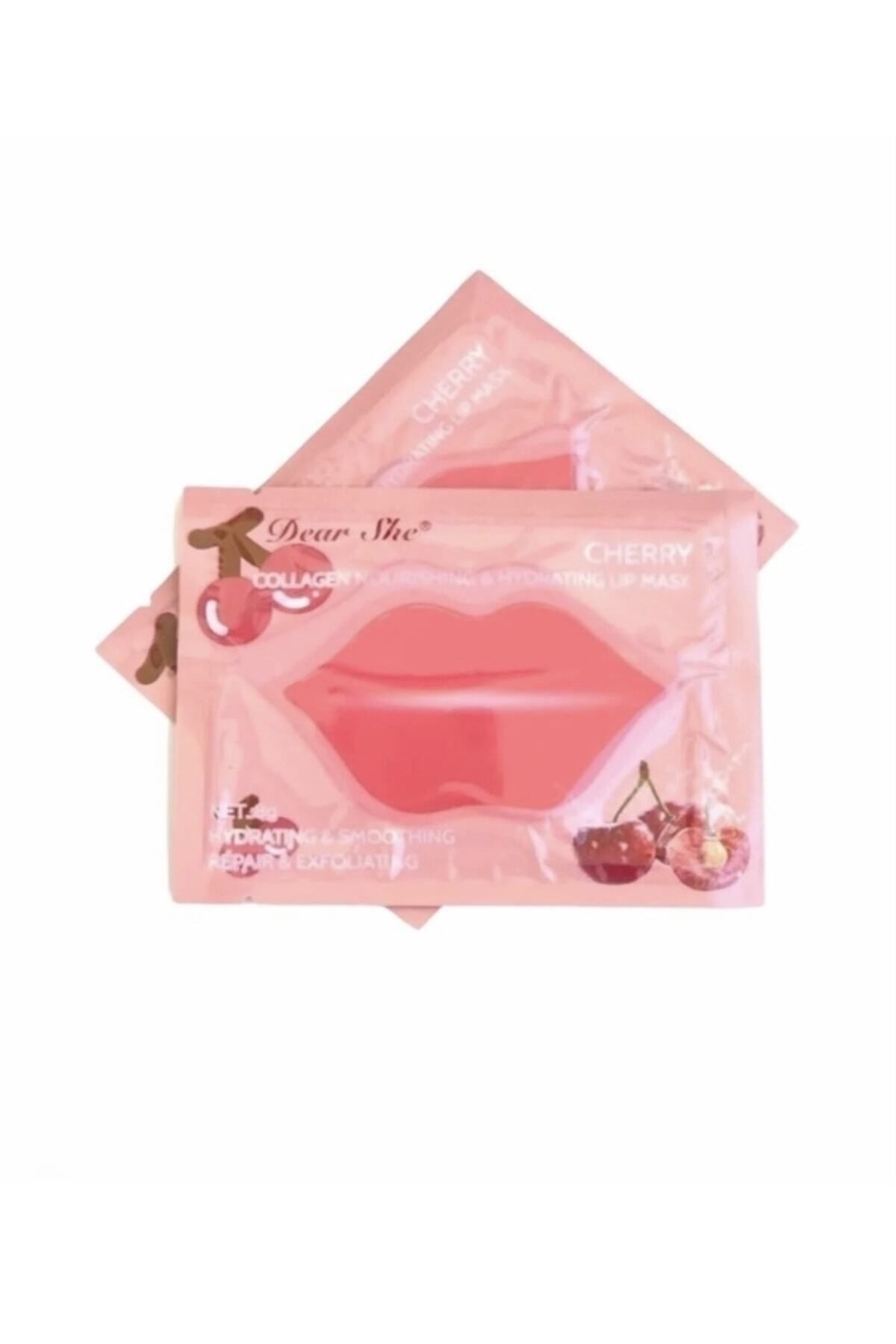 Roesıa Rose Cosmetics 3 Adet Nemlendirici Kiraz Özlü Dudak Bakım Maskesi